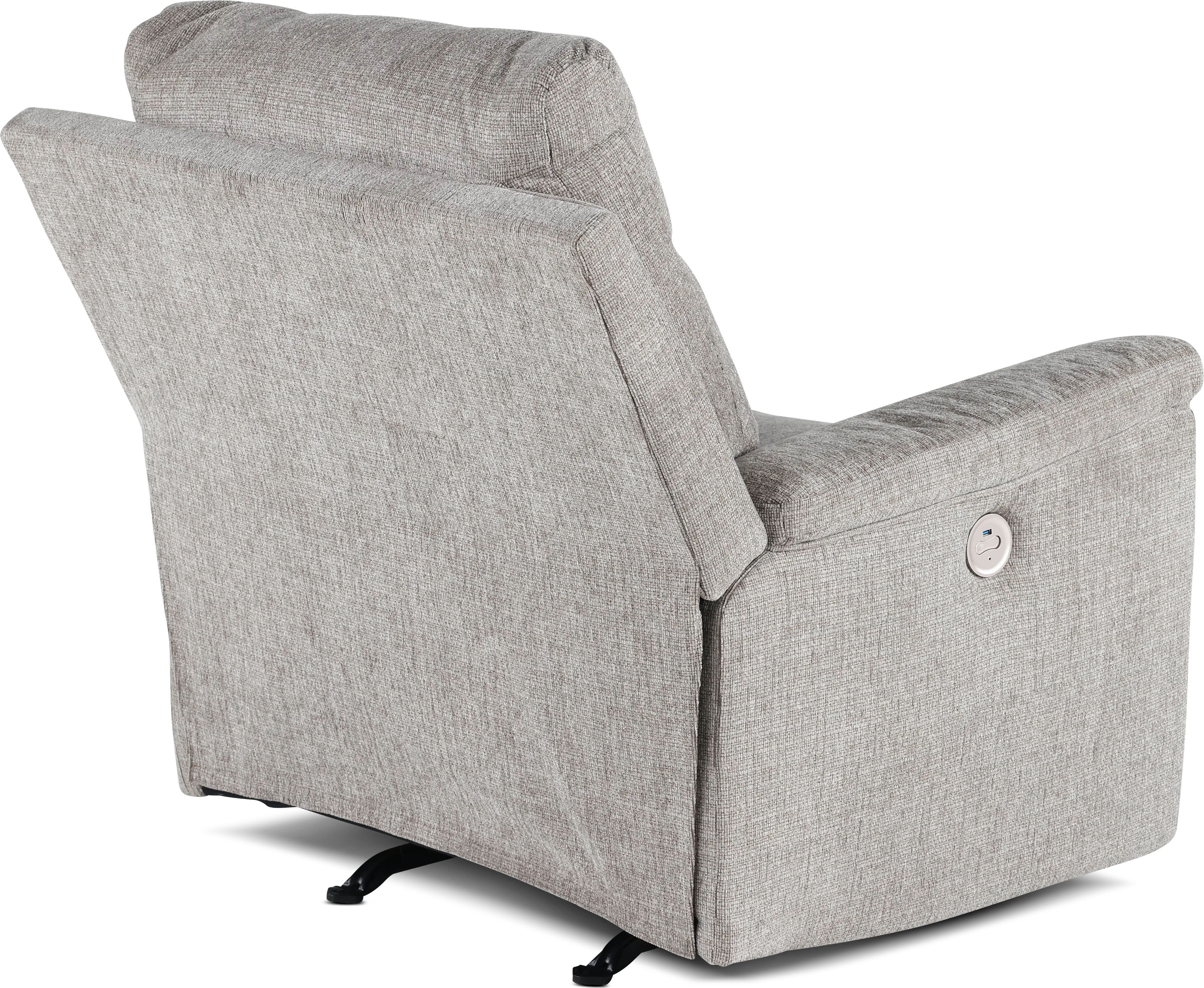 Barnsana Light Gray Power Recliner-8