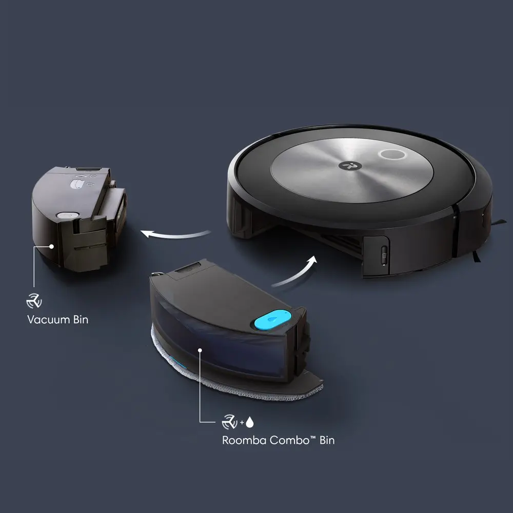 J557020 iRobot Roomba Combo j5+ Self-Emptying Robot Vacuum & Mop-2