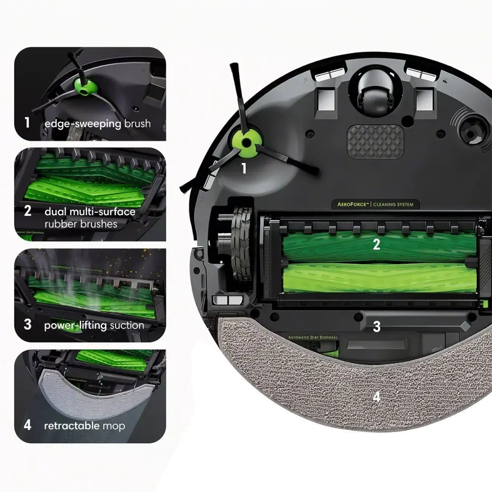 C975020 iRobot Roomba Combo j9+ Self-Emptying & Auto-Fill Robot Vacuum & Mop-7