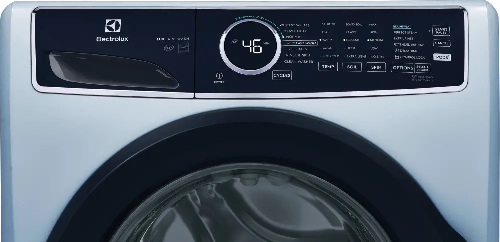ELFW7437AG Electrolux 4.5 Cu Ft Front Load Perfect Steam™ Washer - Glacier Blue-4