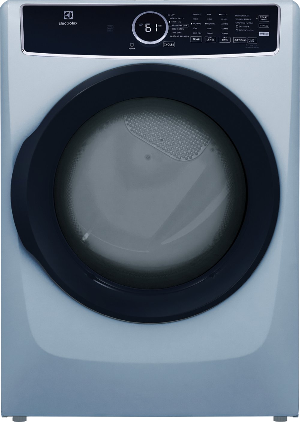 Electrolux 8 Cu Ft Electric Dryer - Glacier Blue 7437