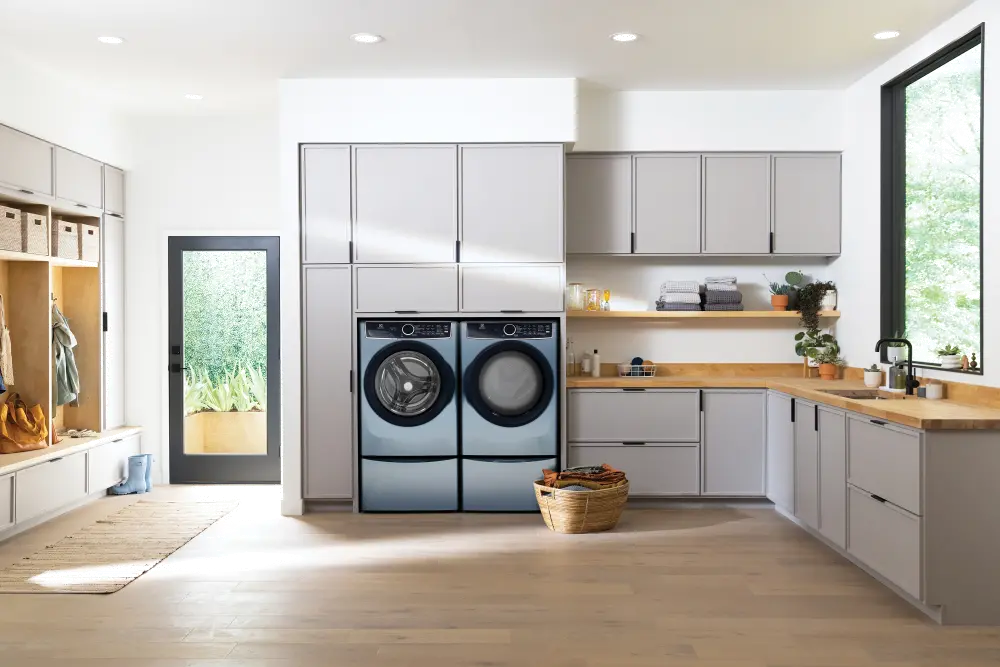 ELFE7437AG Electrolux 8 Cu Ft Electric Dryer - Glacier Blue 7437-2