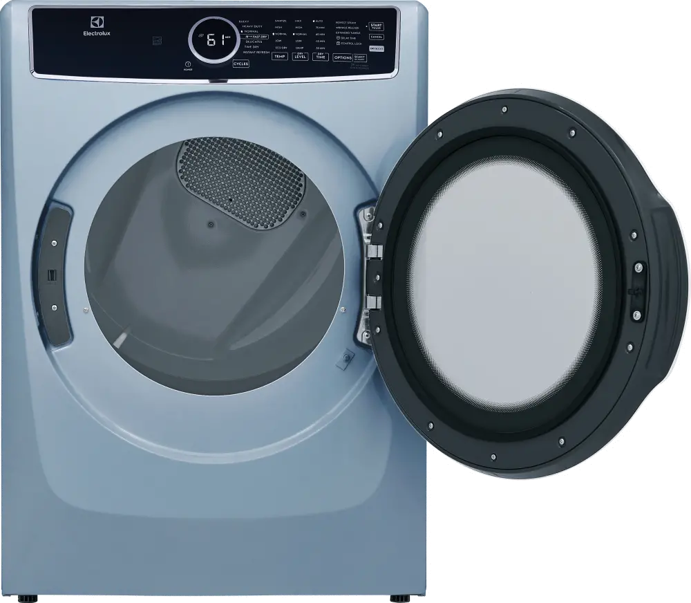 ELFE7437AG Electrolux 8 Cu Ft Electric Dryer - Glacier Blue 7437-5