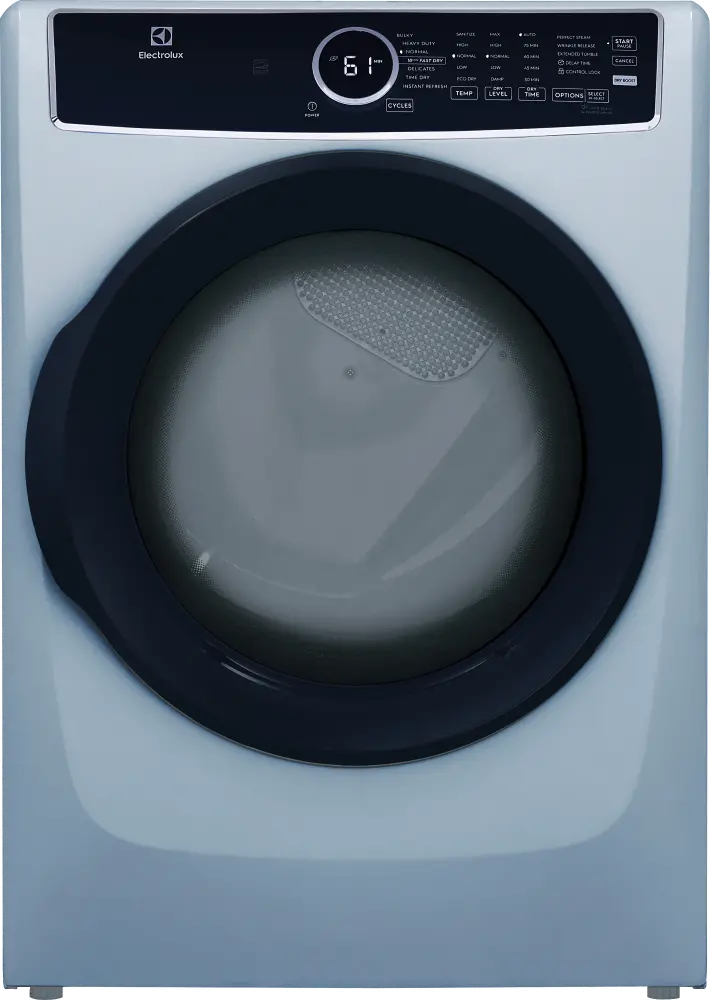 ELFG7437AG Electrolux 8 Cu Ft Gas Dryer - Glacier Blue 7437-1