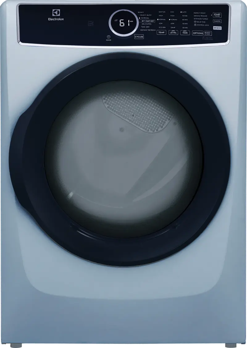 Electrolux 8 Cu Ft Gas Dryer - Glacier Blue 7437