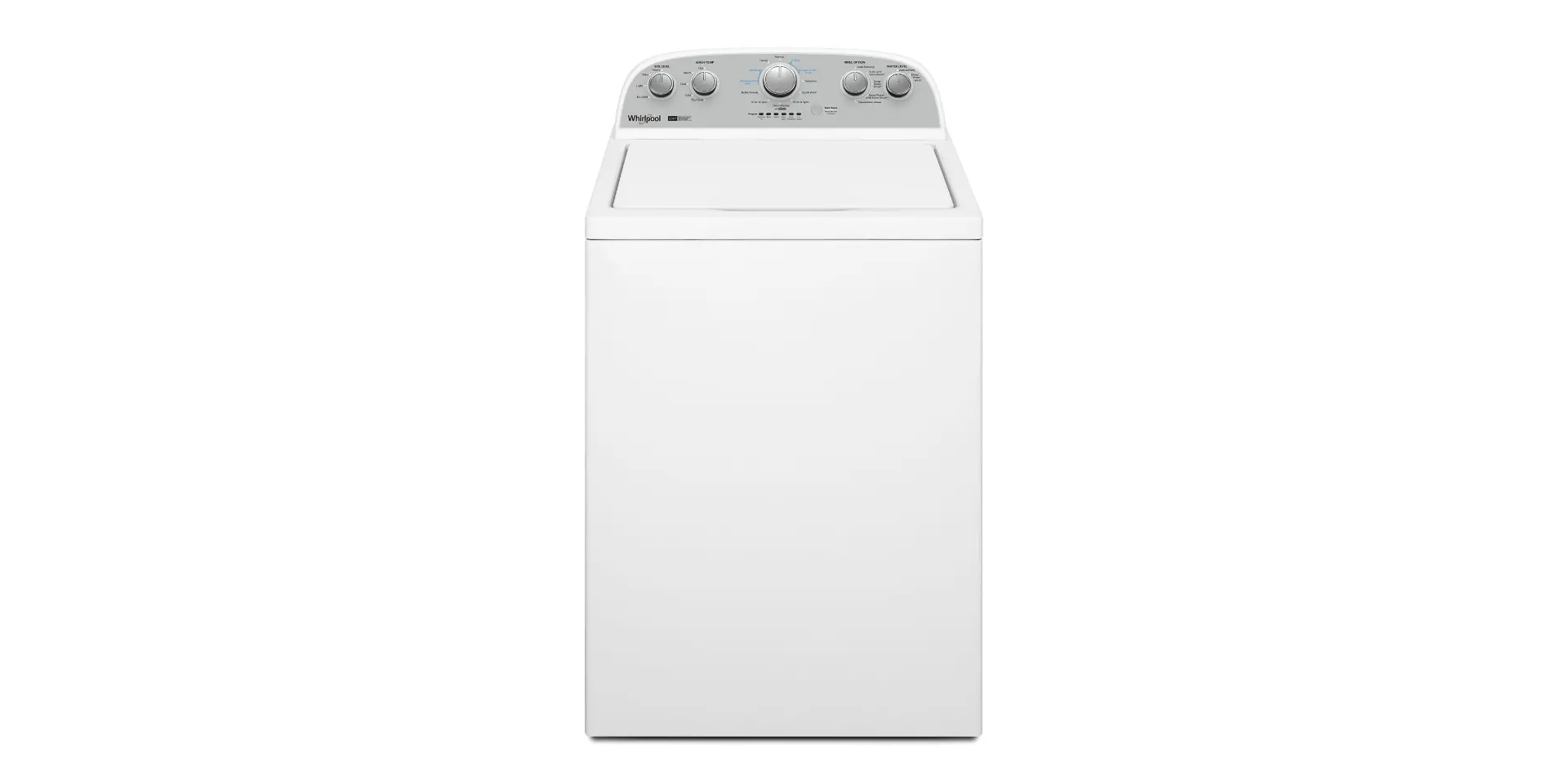 WTW4957PW Whirlpool 3.8 Cu Ft Top Load Washer with 2-in-1 Removable Agitator - White-1