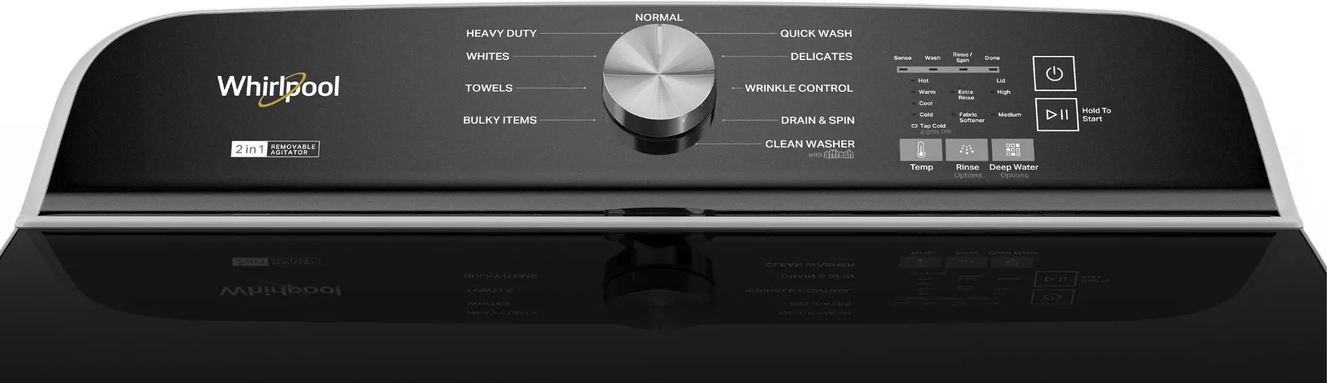 WTW6157PW Whirlpool 5.3 Cu Ft Top Load Washer - White-10