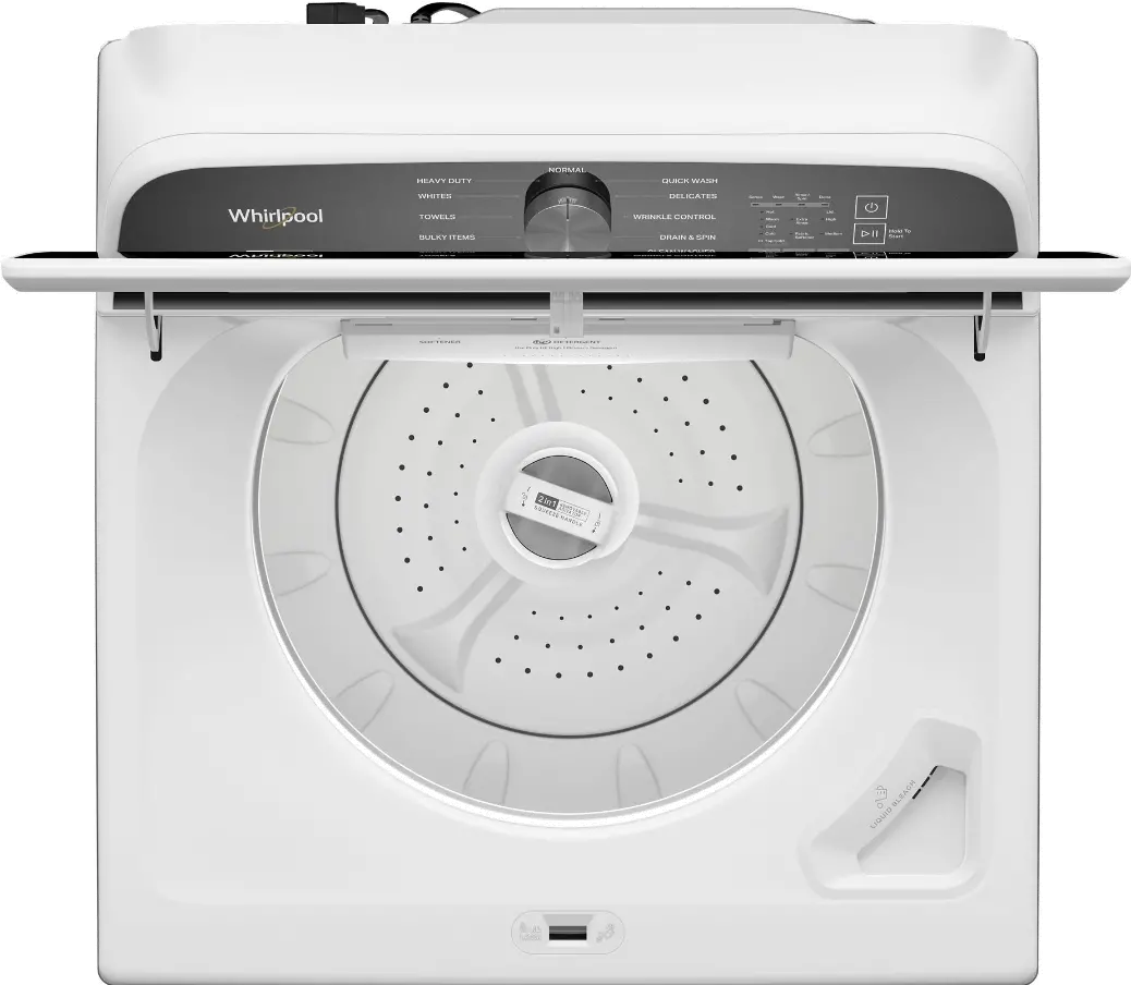 WTW6157PW Whirlpool 5.3 Cu Ft Top Load Washer - White-8