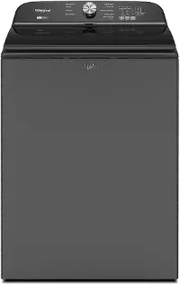WTW6157PB Whirlpool 5.3 Cu Ft Top Load Washer - Volcano Black
