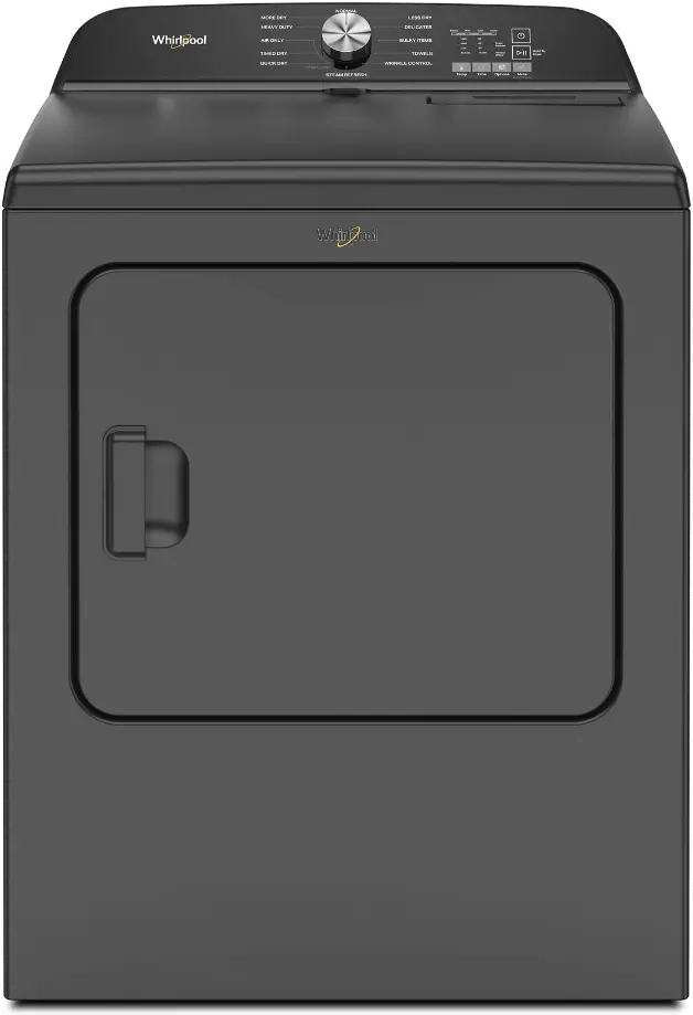WED6150PB Whirlpool Electric Dryer W6150 - Volcano Black 7.0 Cu Ft-1