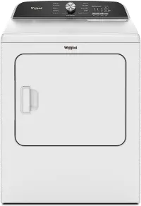 WGD6150PW Whirlpool Gas Dryer W6150 - White 7.0 Cu Ft