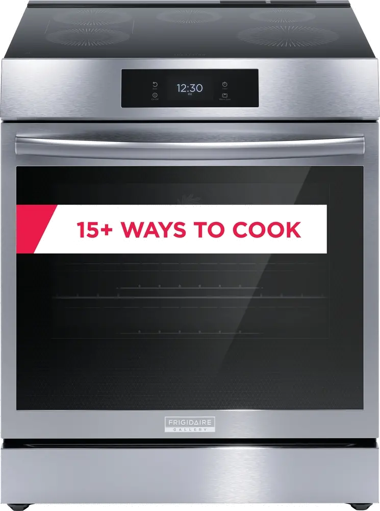 GCFI3060BF Frigidaire Gallery 6.2 Cu Ft Induction Range - Stainless Steel-1