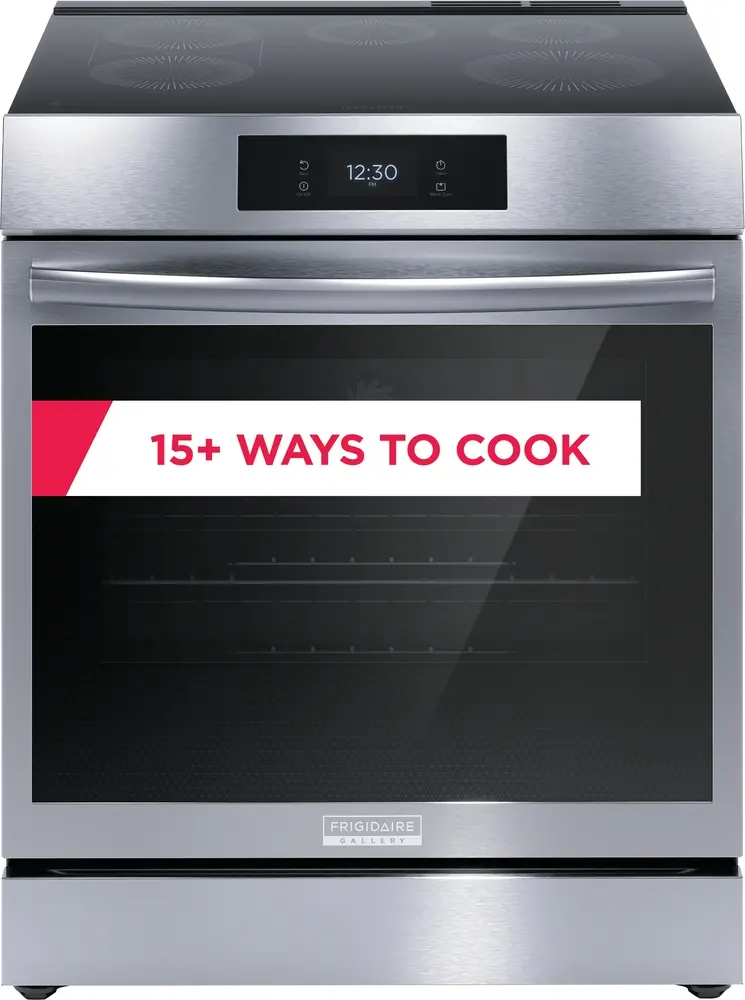 GCFI3060BF Frigidaire Gallery 6.2 Cu Ft Induction Range - Stainless Steel-2