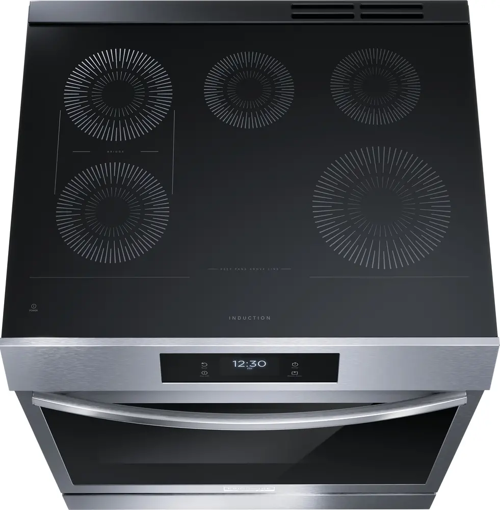 GCFI3060BF Frigidaire Gallery 6.2 Cu Ft Induction Range - Stainless Steel-7