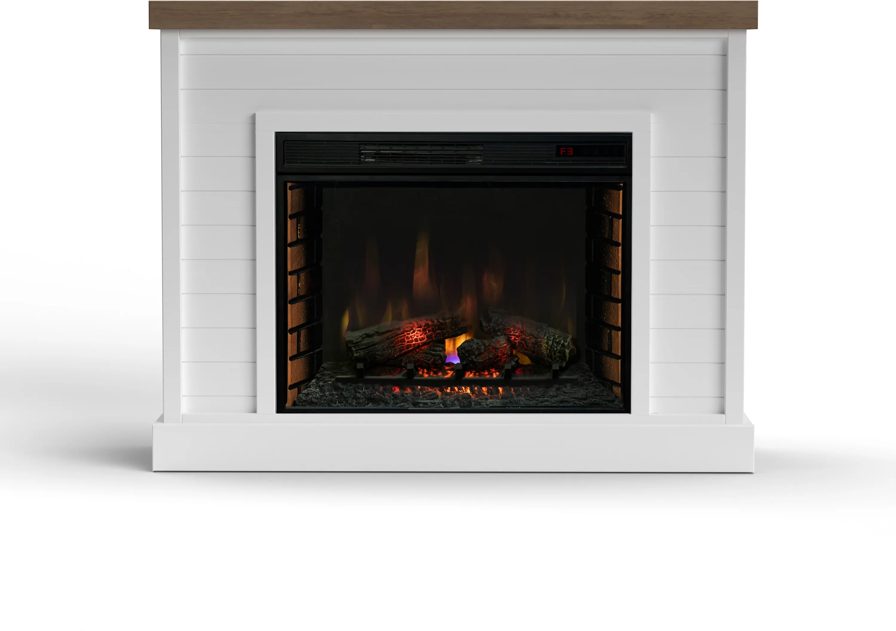 Washington White 48  Fireplace Mantle-2