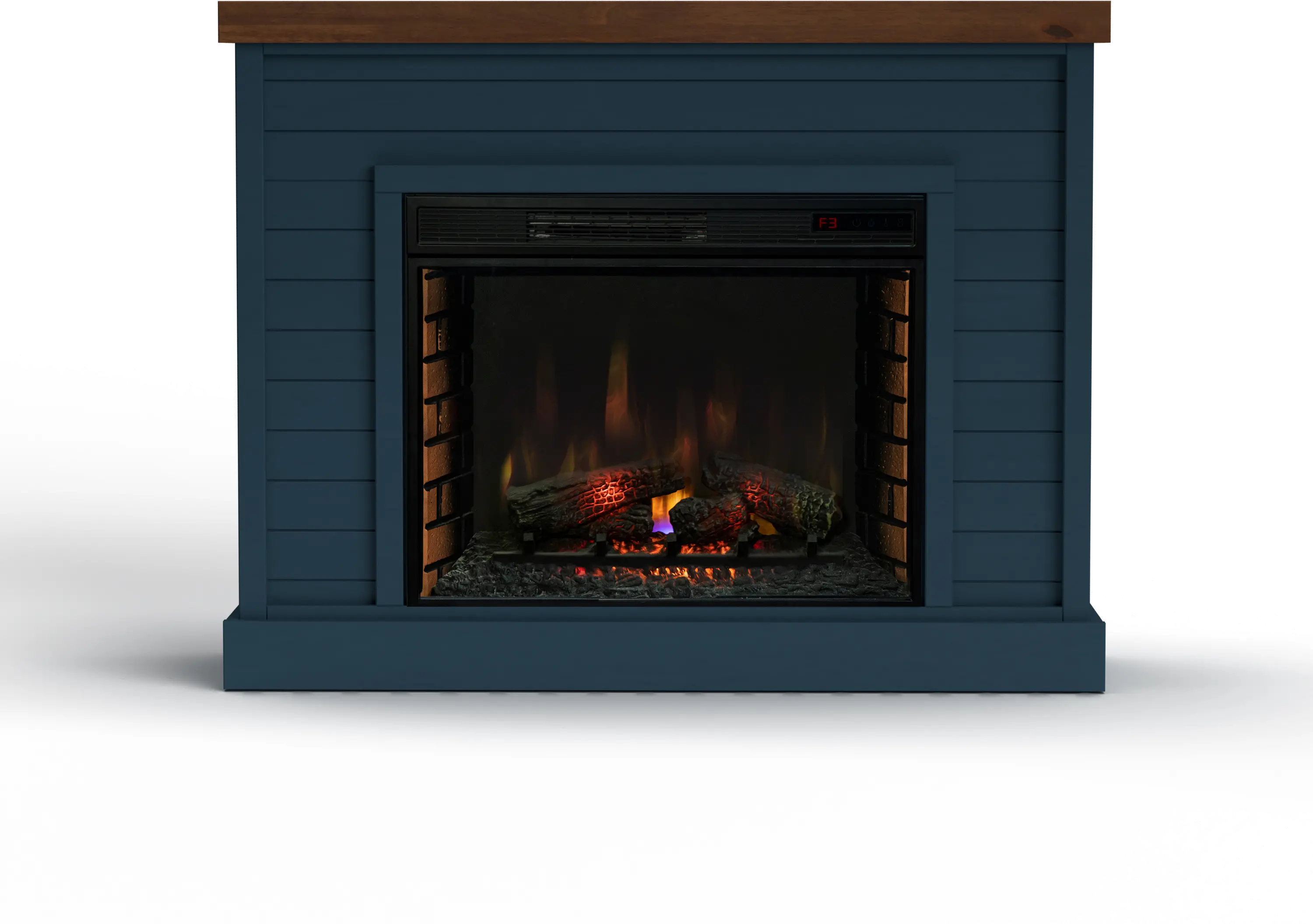 Washington Blue 48  Fireplace Mantle-1