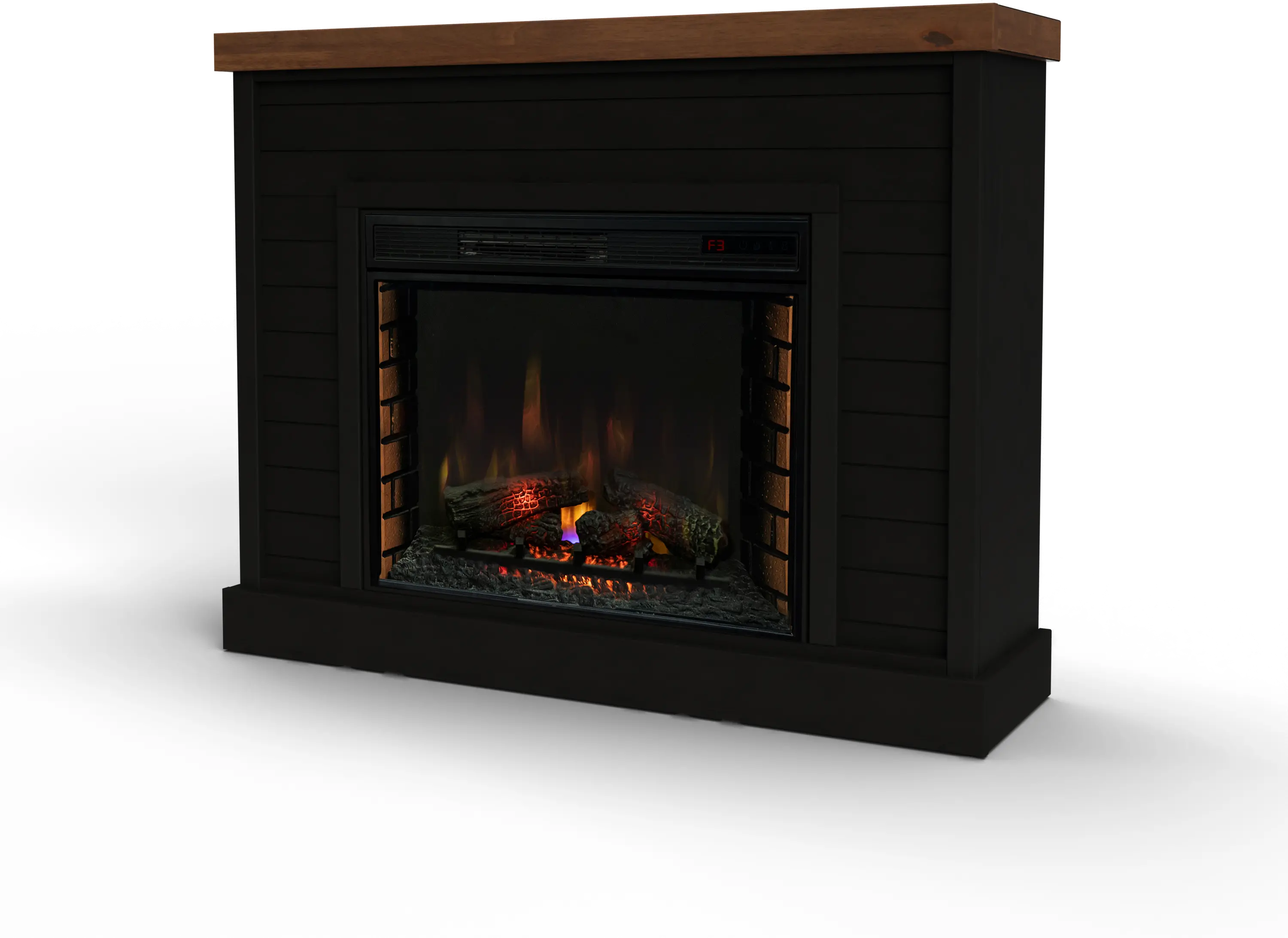 Washington Black 48  Fireplace Mantle-4