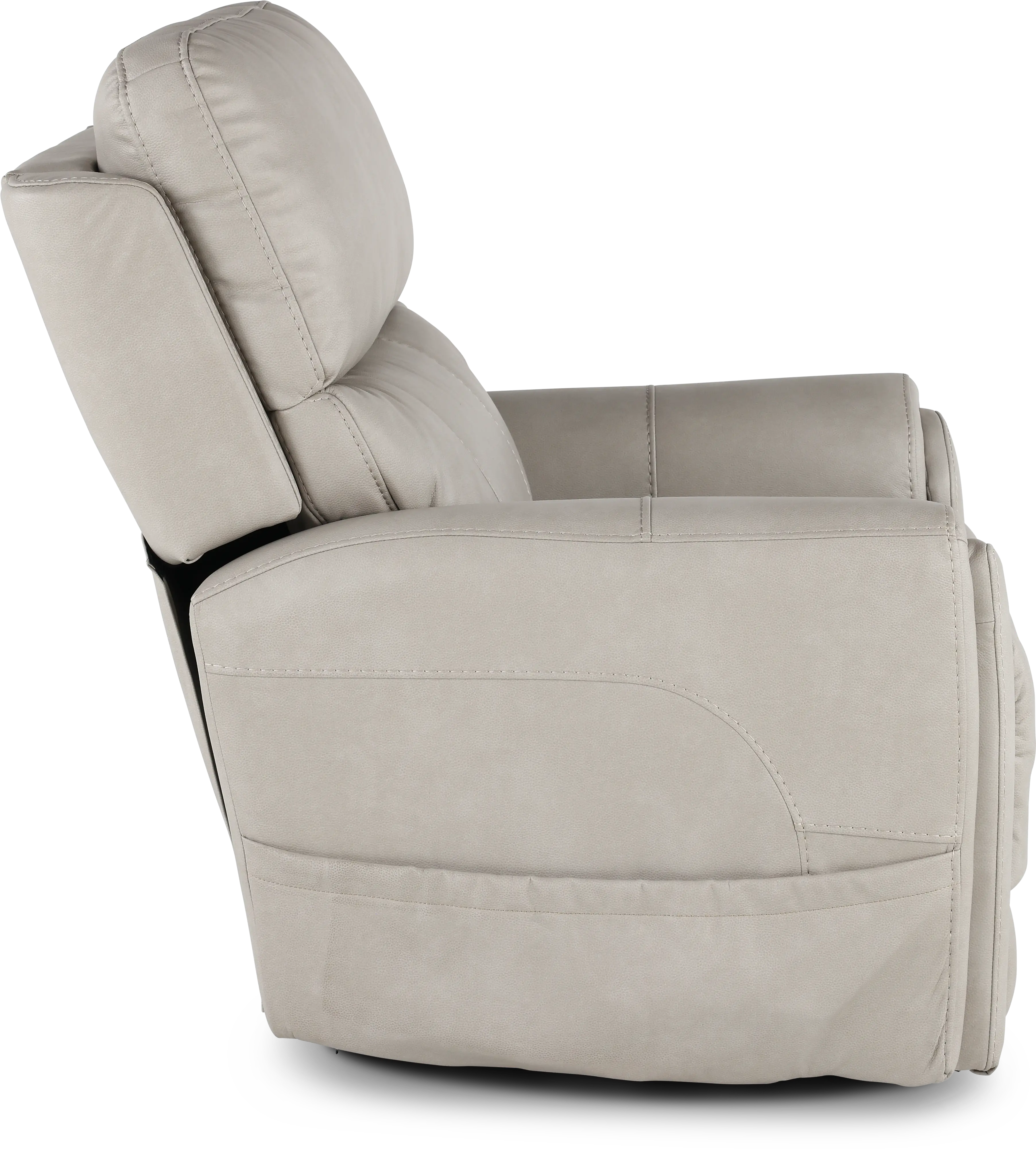 Damon Dove Gray Power Recliner with Massage-7
