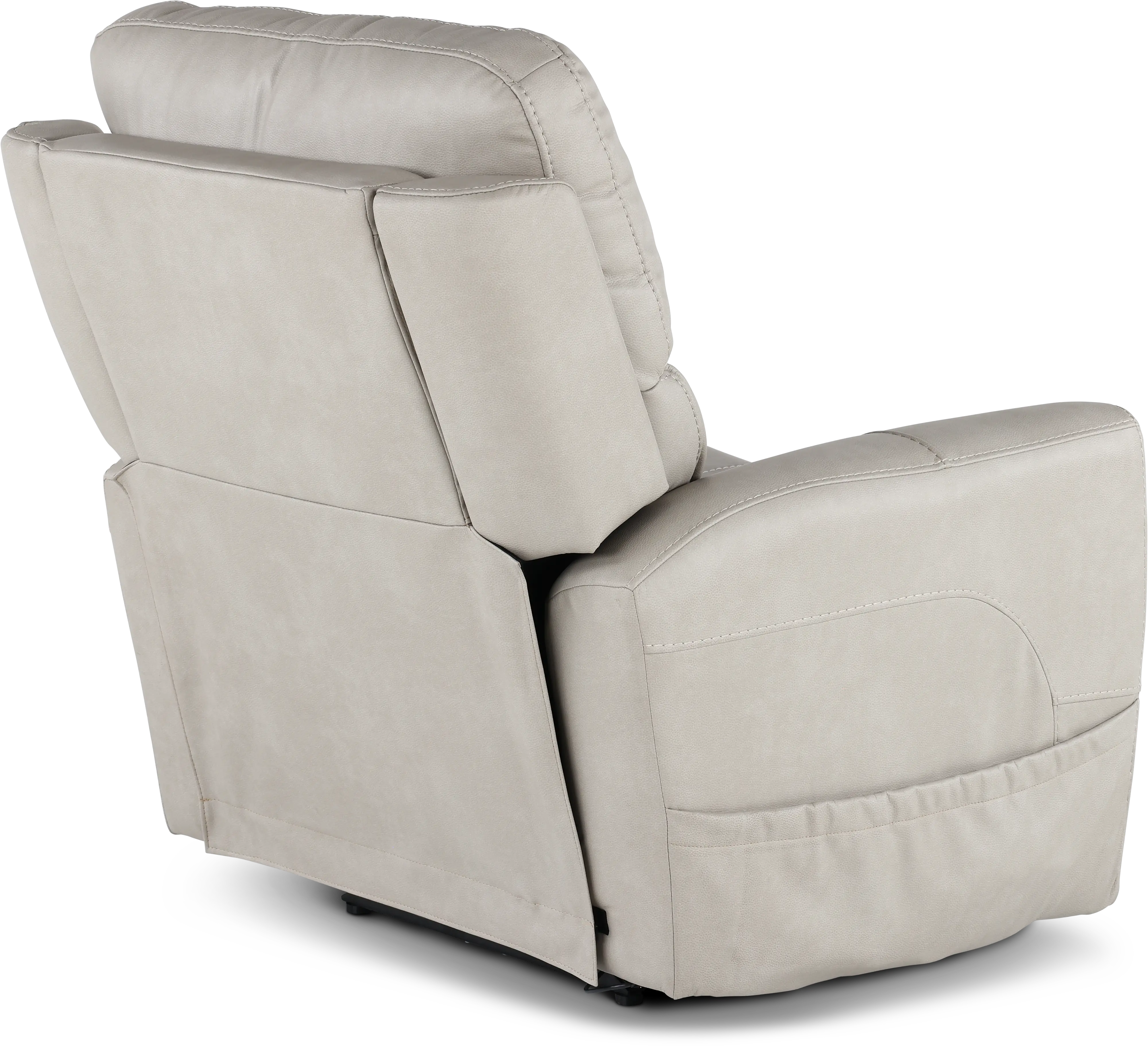 Damon Dove Gray Power Recliner with Massage-8