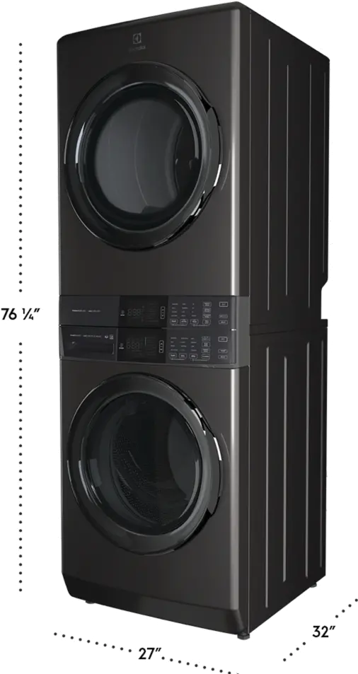ELTE7600AT Electrolux Full Size Electric Frontload Laundry Tower - Titanium-9