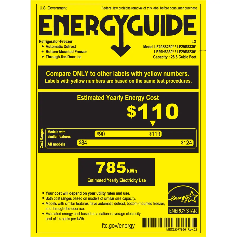 LF29H8330S LG 28.6 Cu Ft French Door Refrigerator - Stainless Steel-25