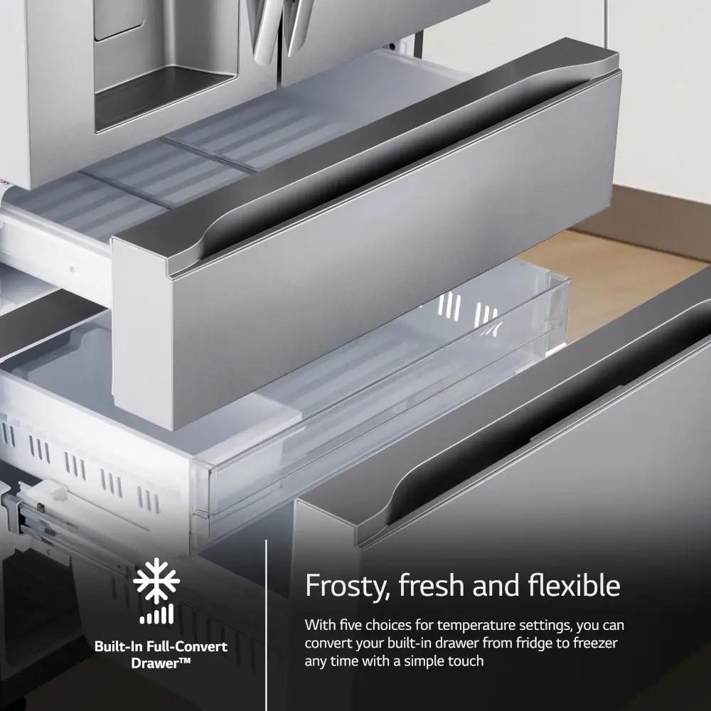 LF29H8330S LG 28.6 Cu Ft French Door Refrigerator - Stainless Steel-6