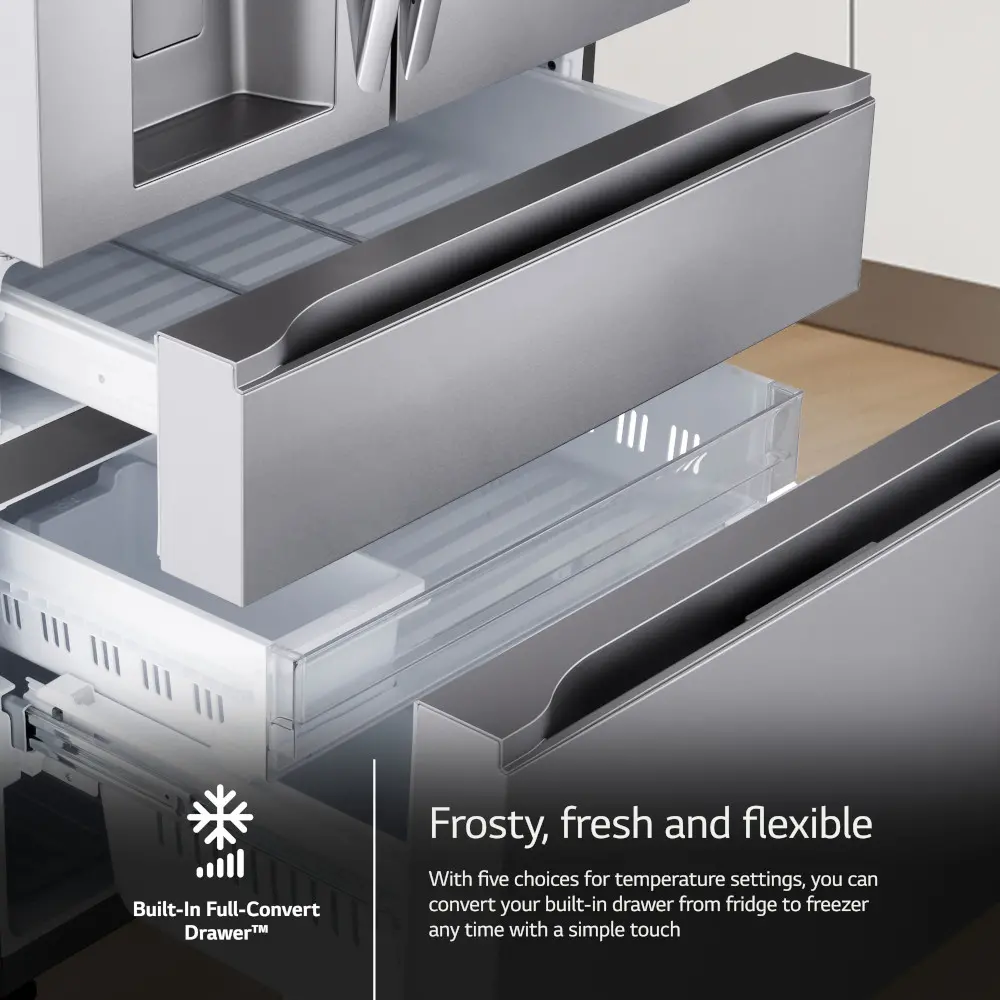 LF29H8330S LG 28.6 Cu Ft French Door Refrigerator - Stainless Steel-6
