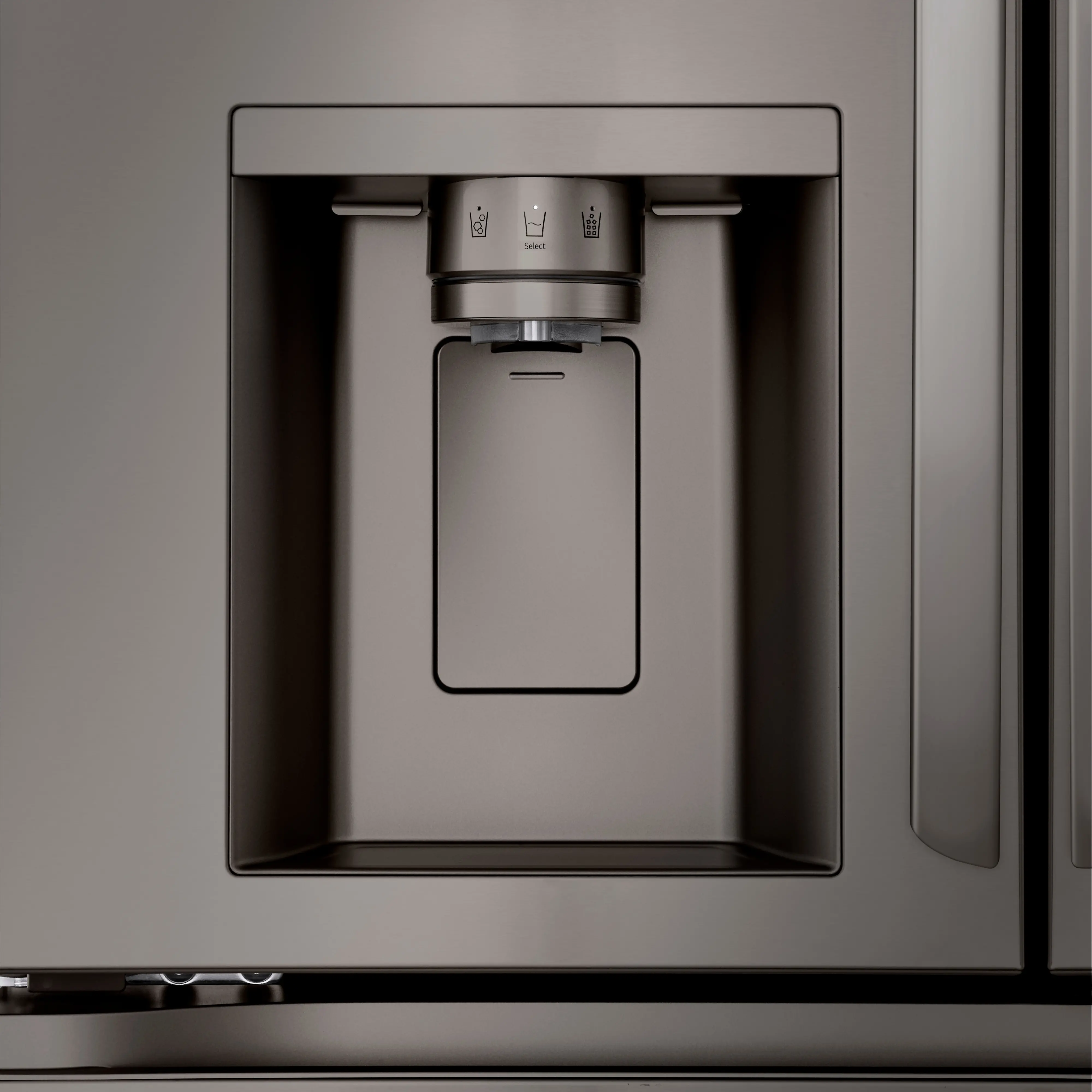 LF29H8330D LG 28.6 Cu Ft French Door Refrigerator - PrintProof™ Black Stainless Steel-10