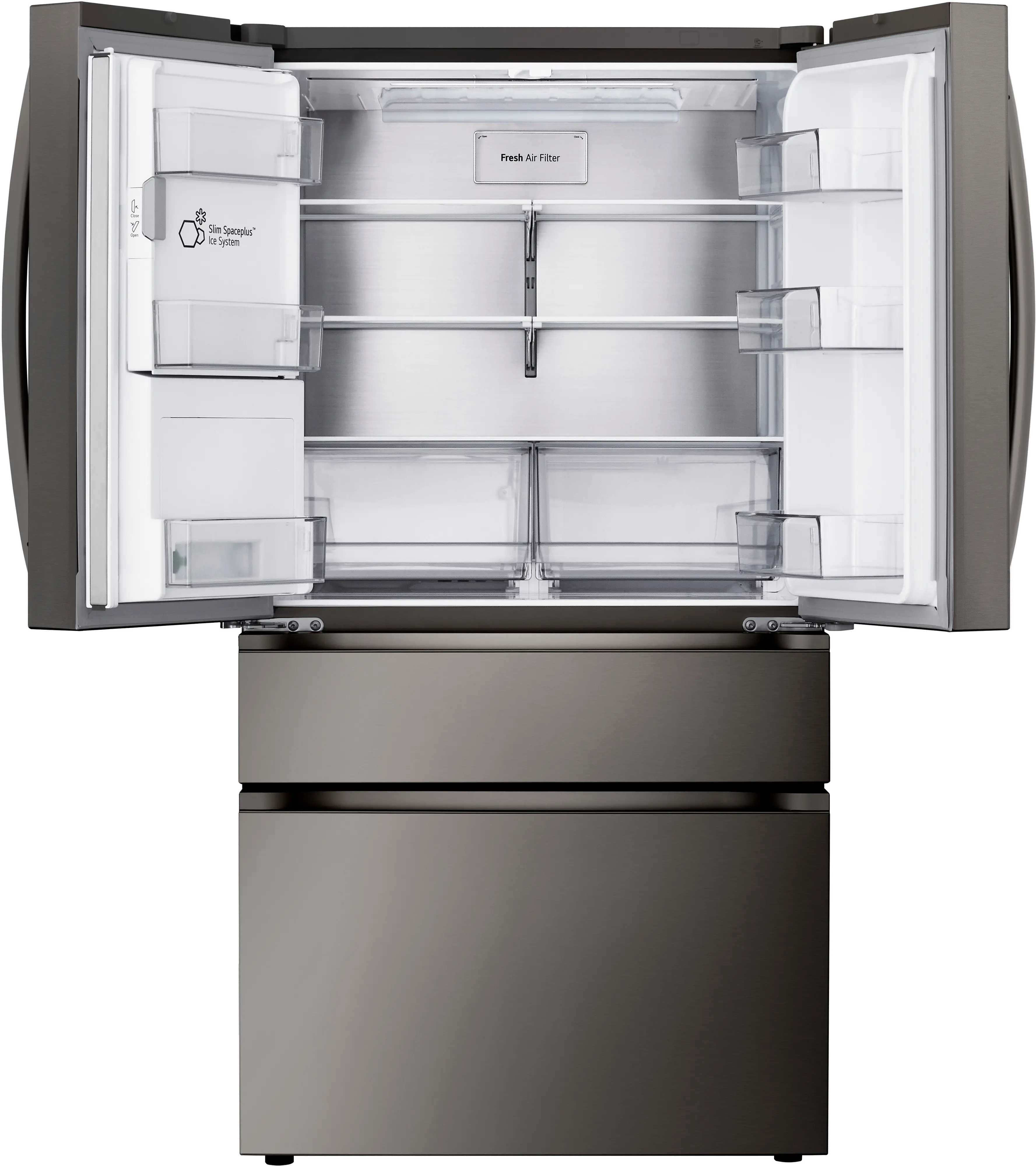 LF29H8330D LG 28.6 Cu Ft French Door Refrigerator - PrintProof™ Black Stainless Steel-7