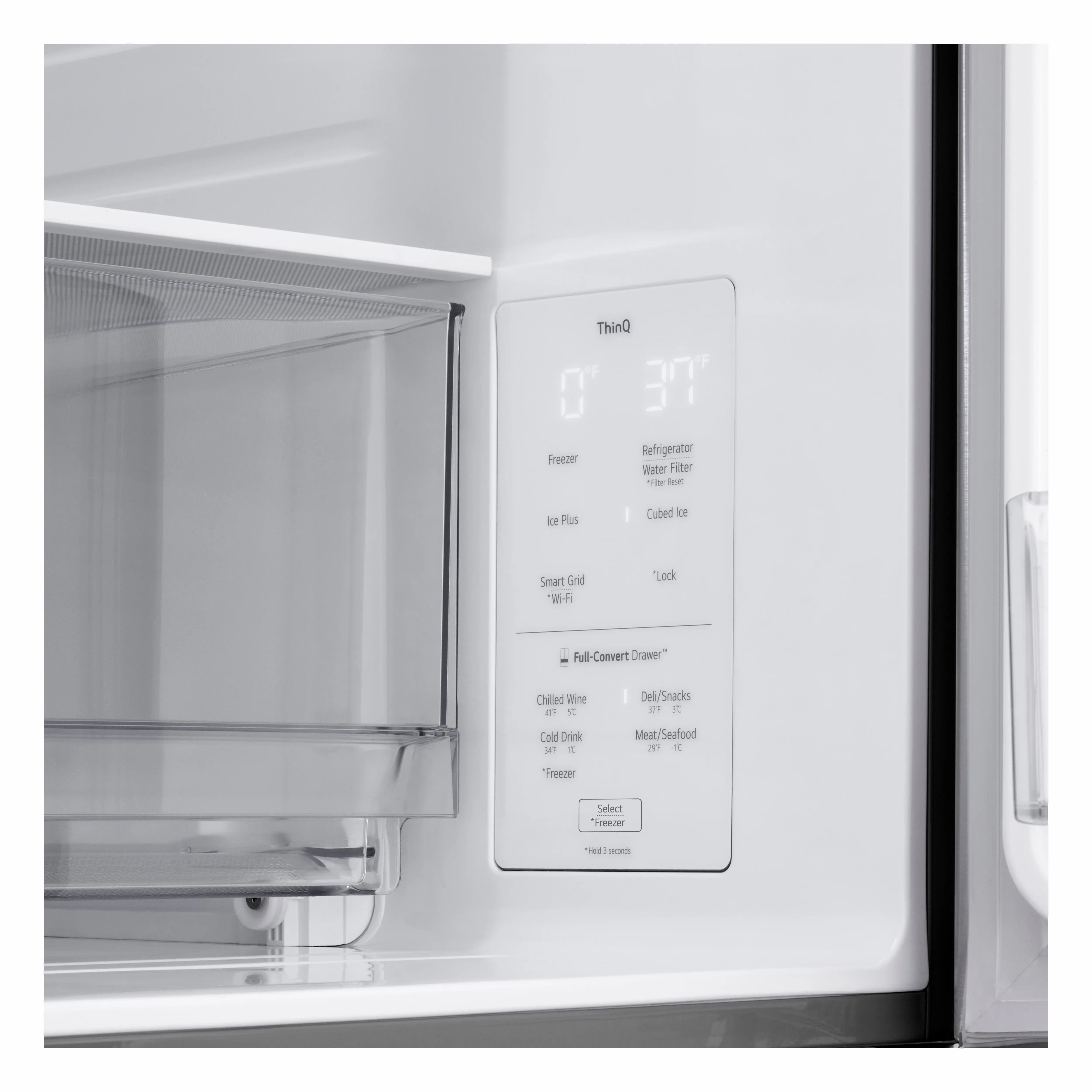 LF30S8210S LG 30 Cu Ft French Door Refrigerator - Stainless Steel-6