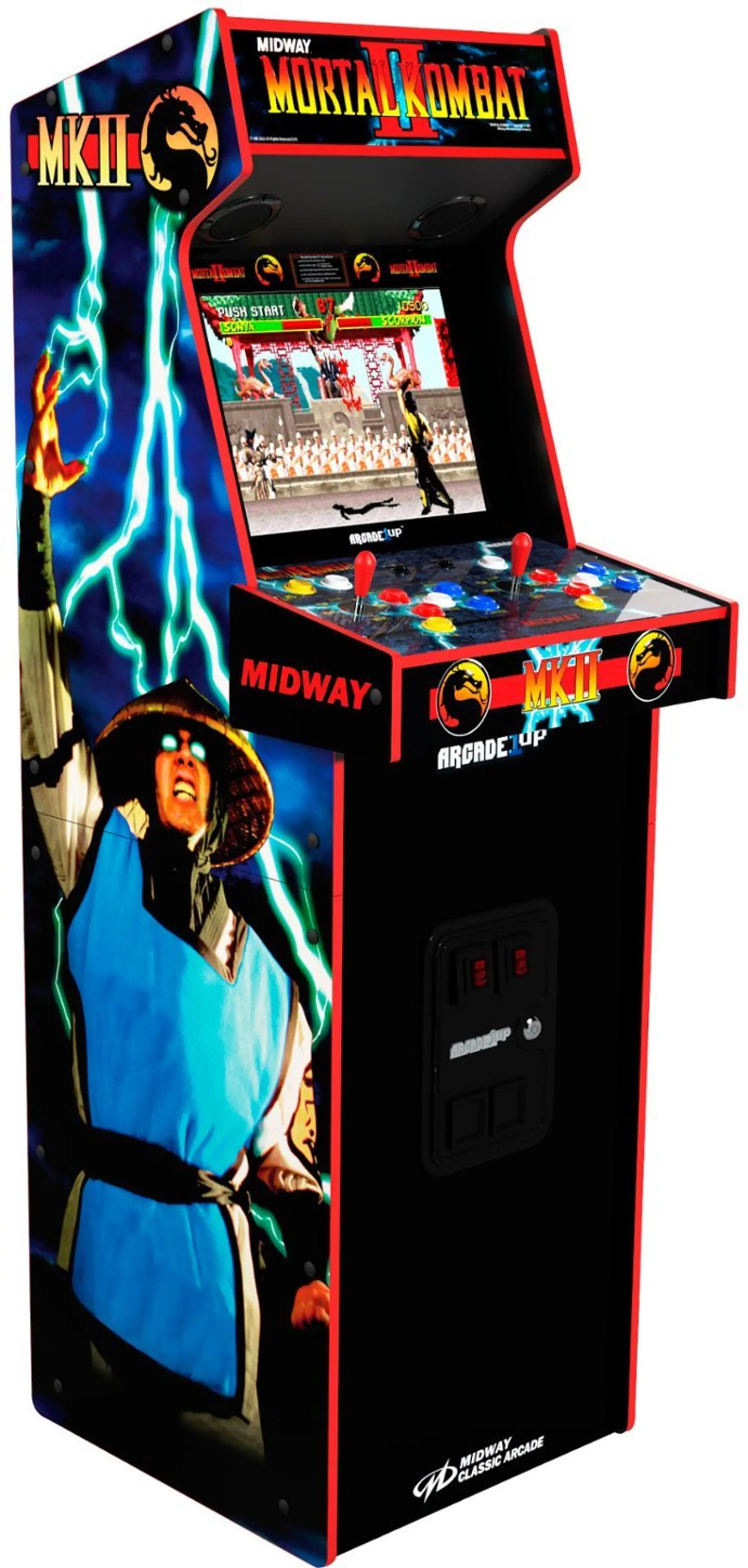 Arcade1Up Mortal Kombat II Deluxe Arcade Game | RC Willey Arcade1Up Mortal Kombat II Deluxe Arcade Game | RC Willey