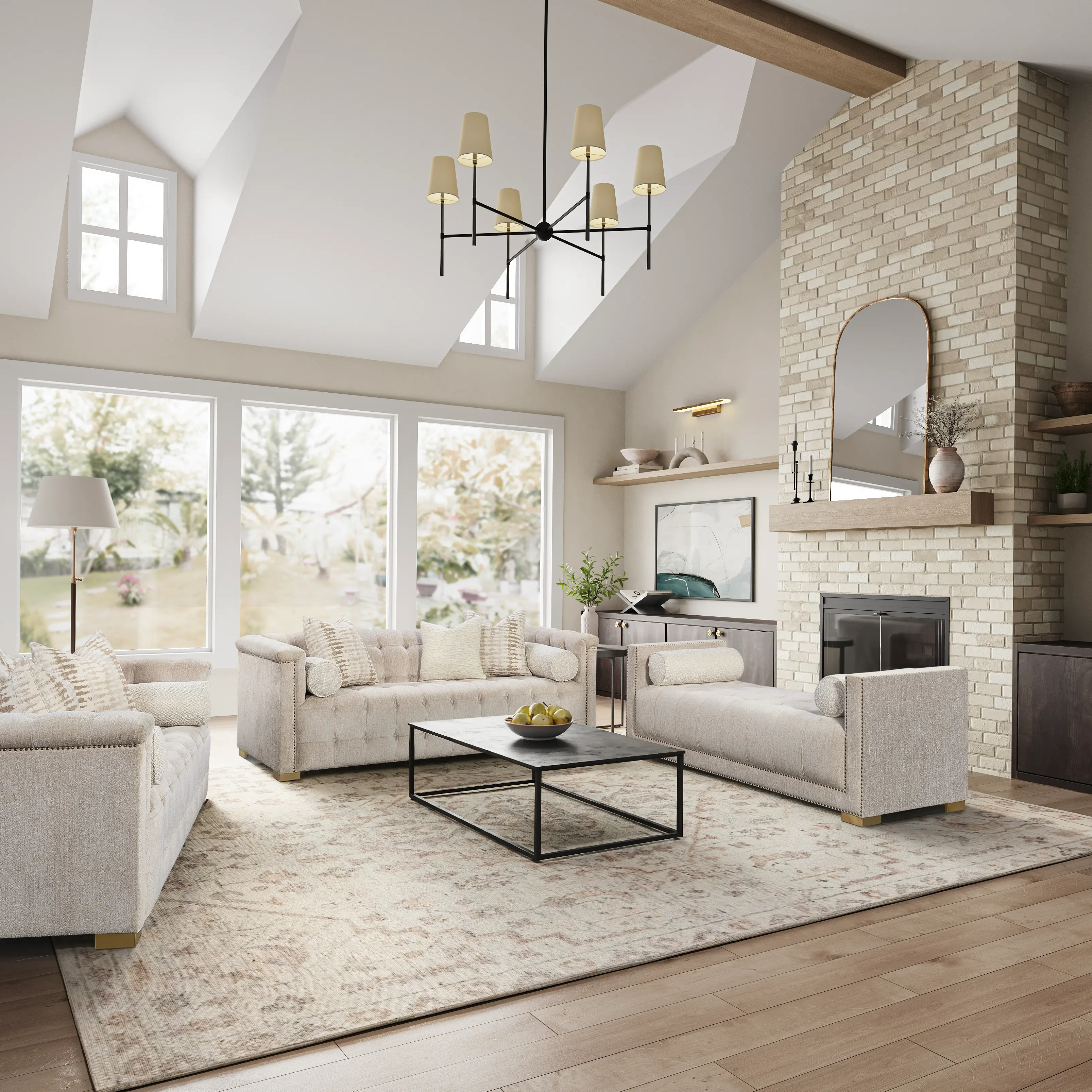 Harper Light Beige Sofa-2
