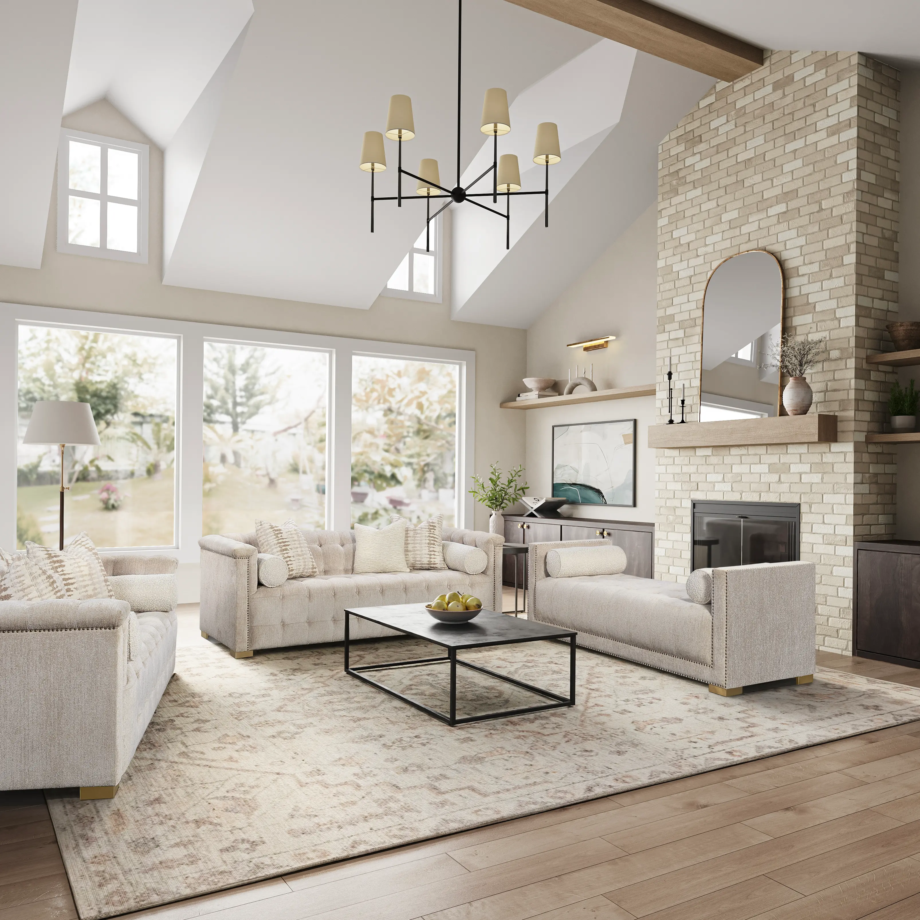 Harper Light Beige Sofa-2