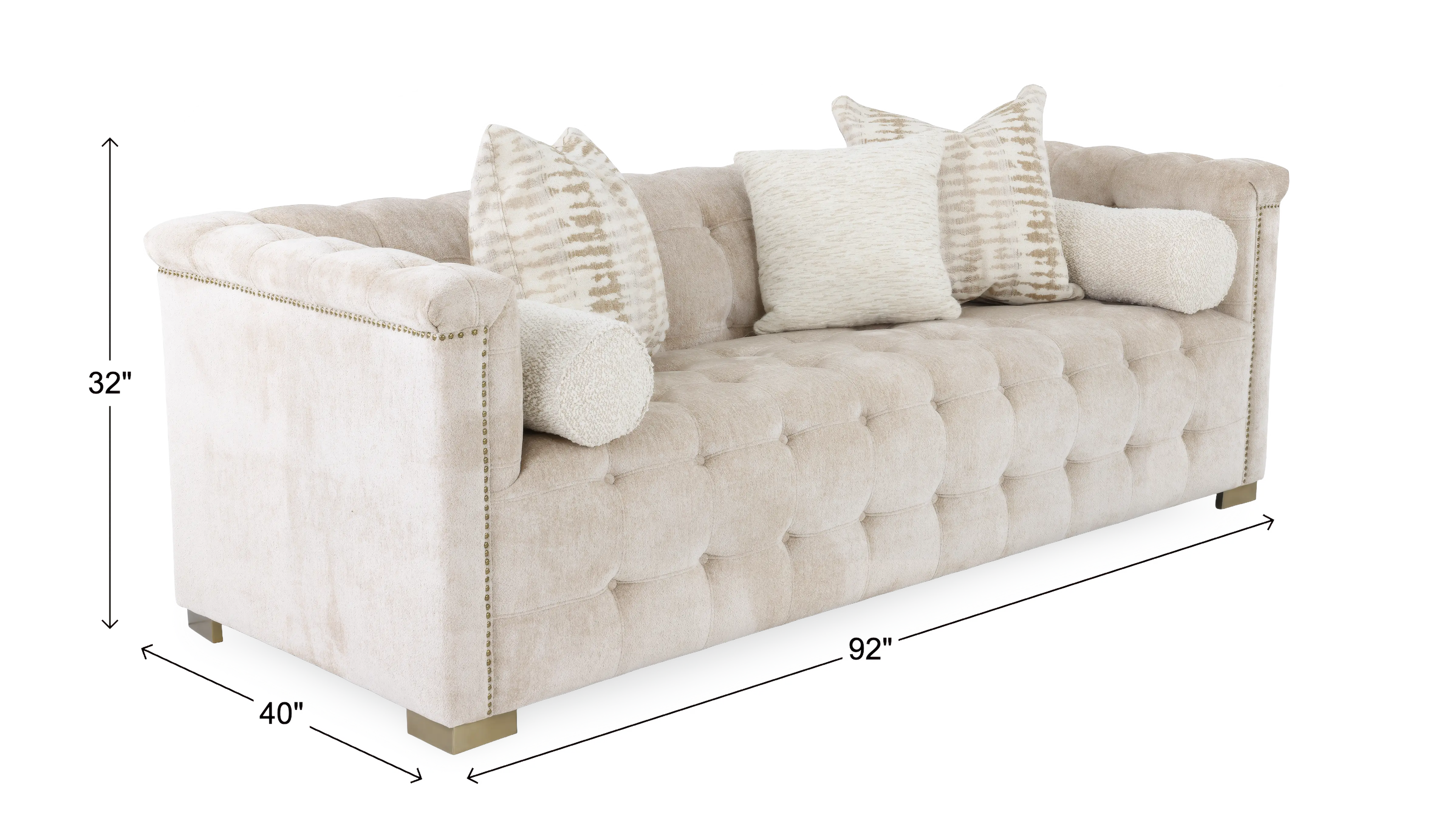 Harper Light Beige Sofa-3