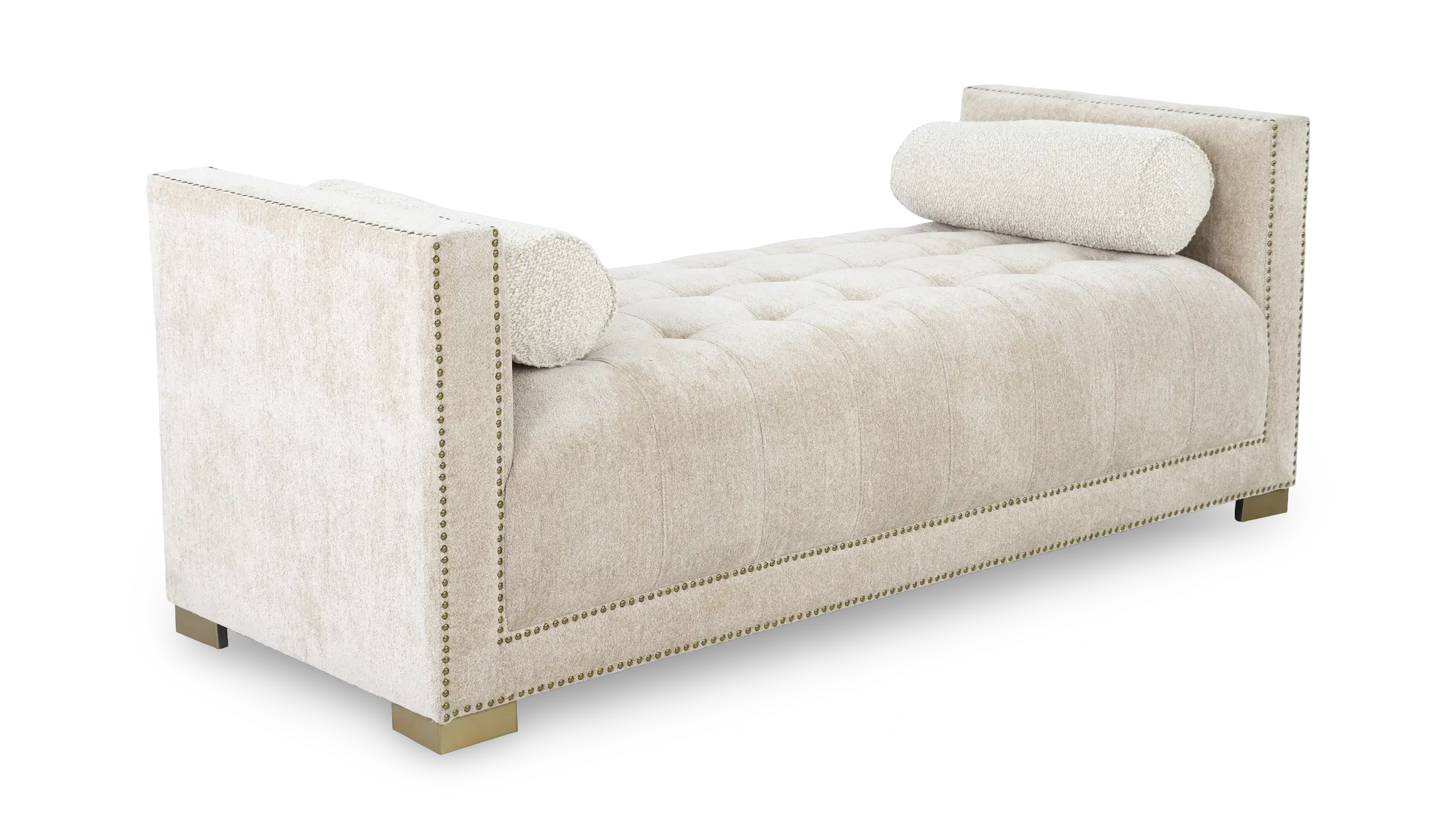 Harper Light Beige Settee-4
