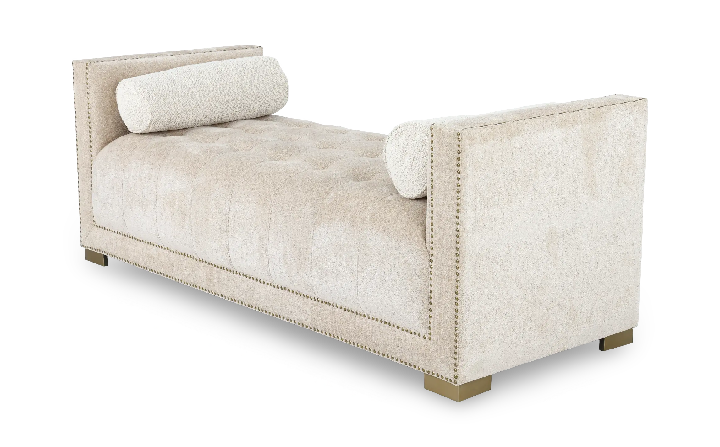 Harper Light Beige Settee-5