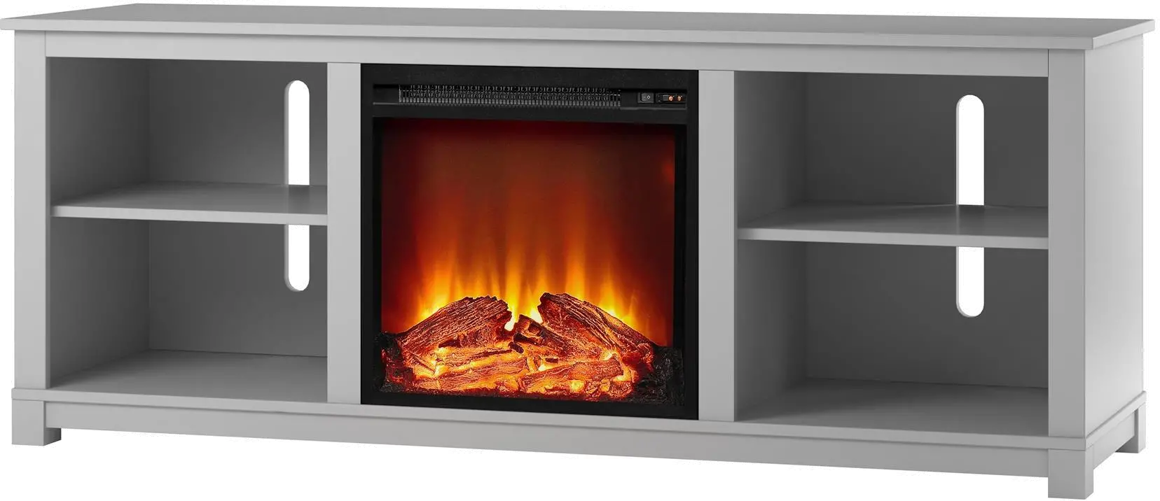 Edgewood Gray 58  Fireplace TV Stand-7