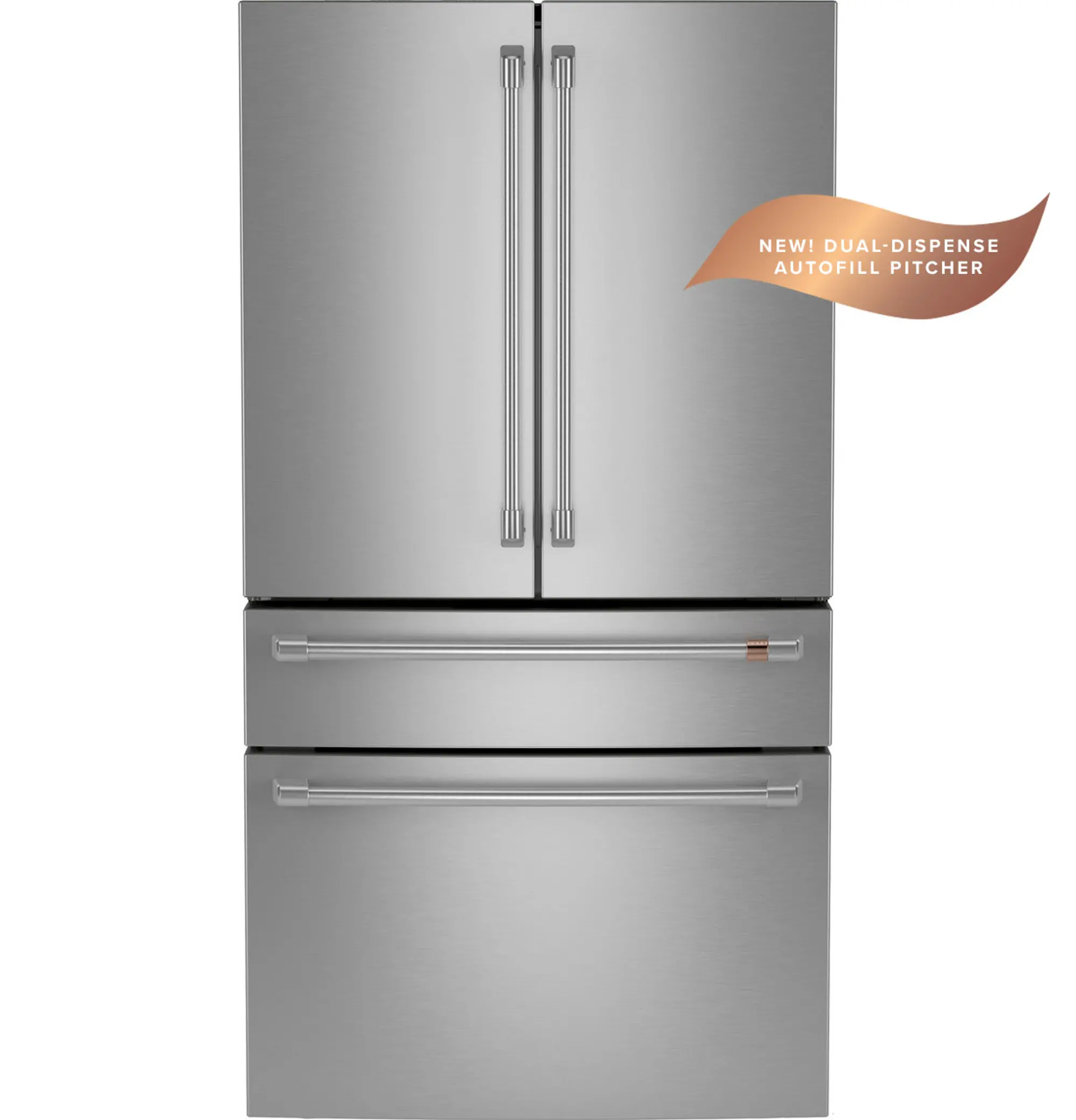 GE Cafe 28.7 Cu Ft French Door Refrigerator - Stainless Steel | RC