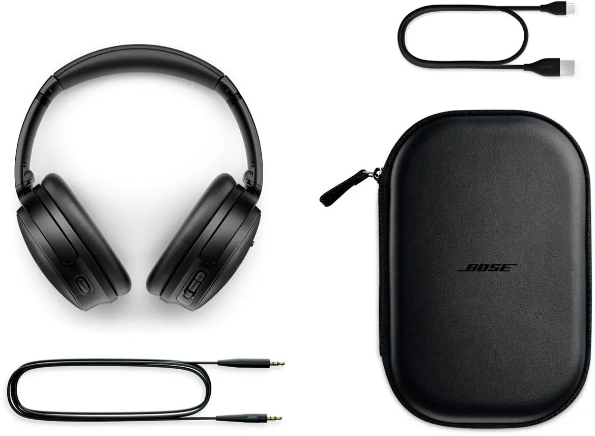 884367-0100 Bose QuietComfort 45 Wireless Noise Cancelling Headphones - Black-7