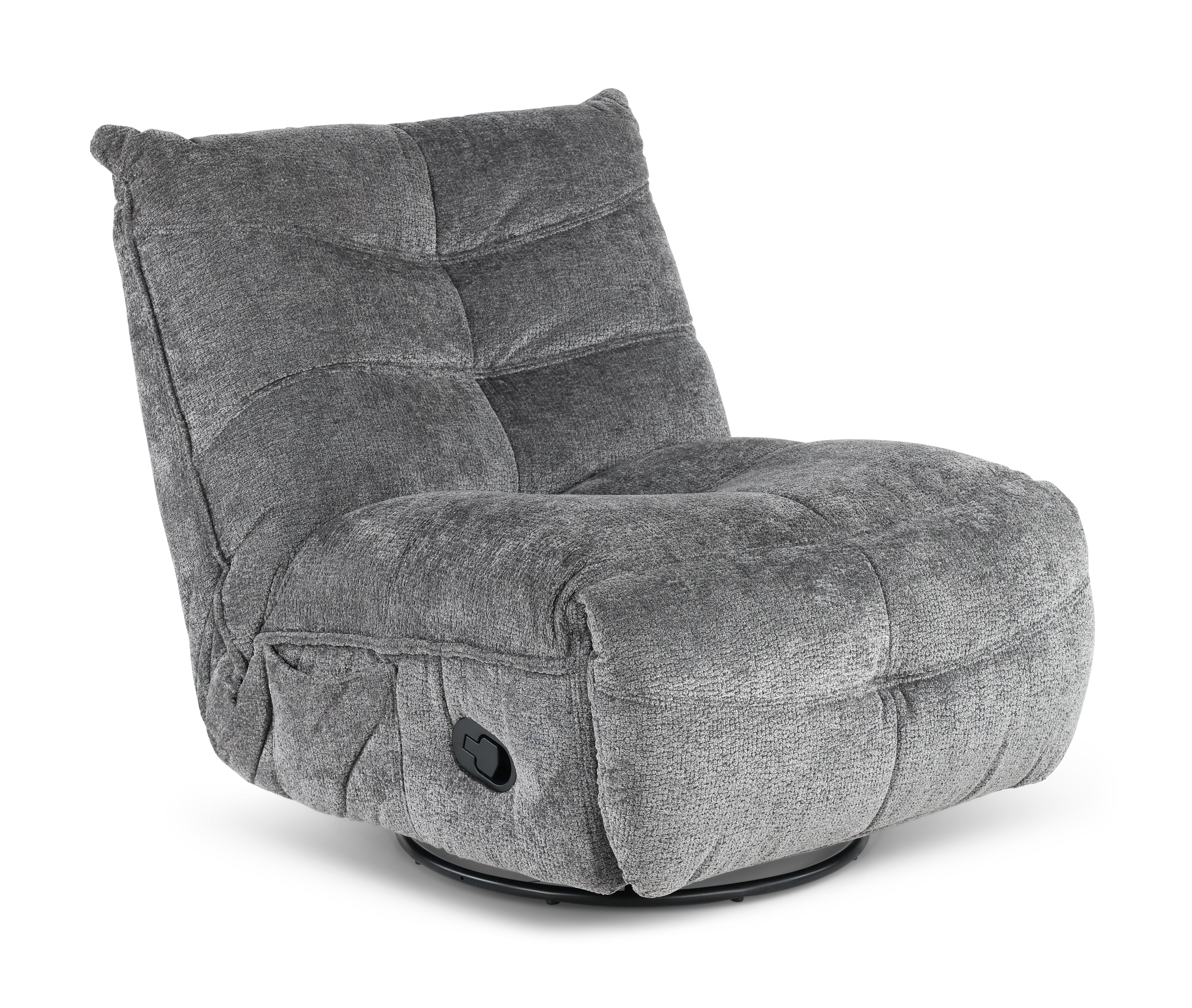 Vienna Graphite Swivel Glider Recliner-1