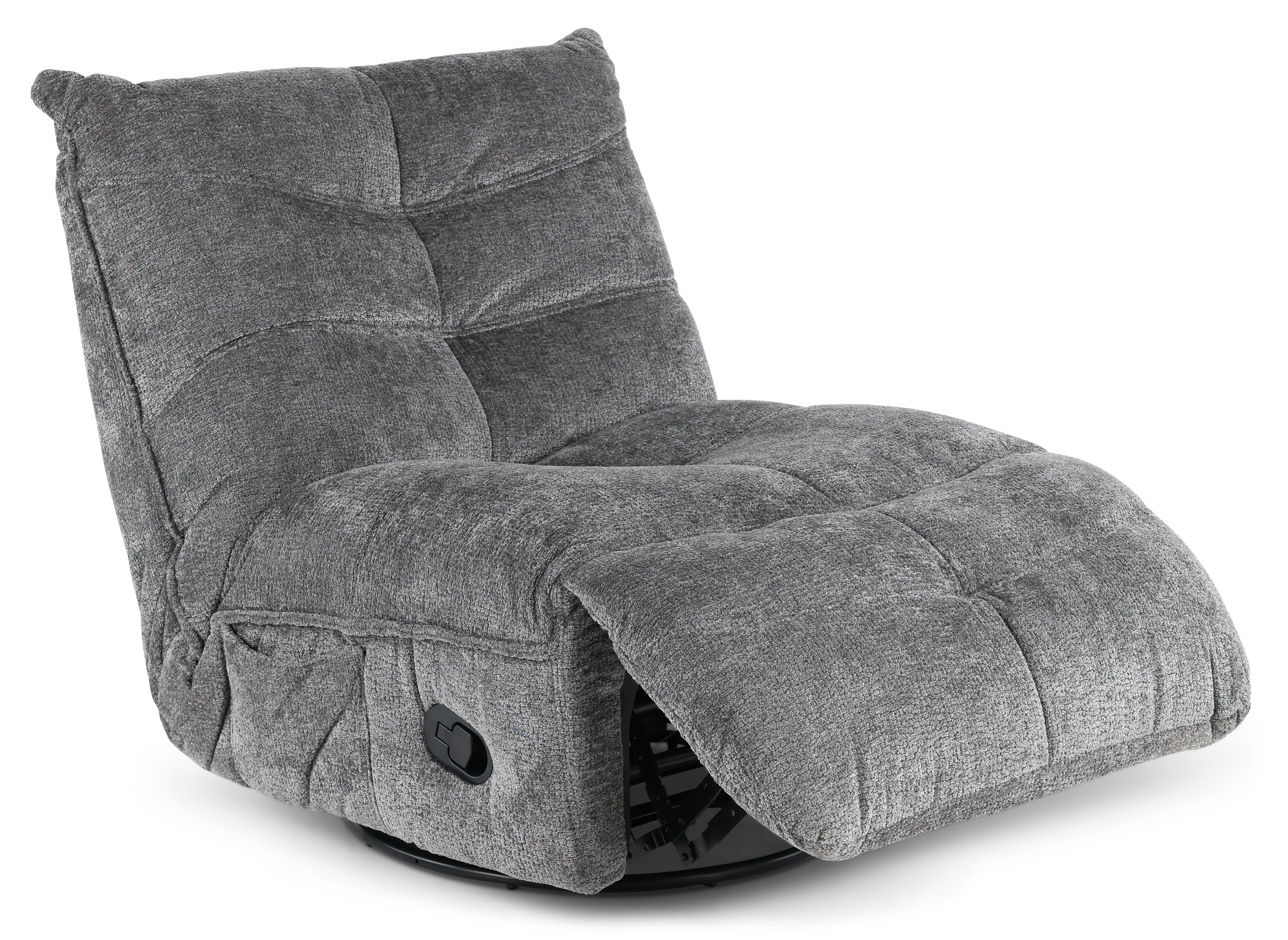 Vienna Graphite Swivel Glider Recliner-6