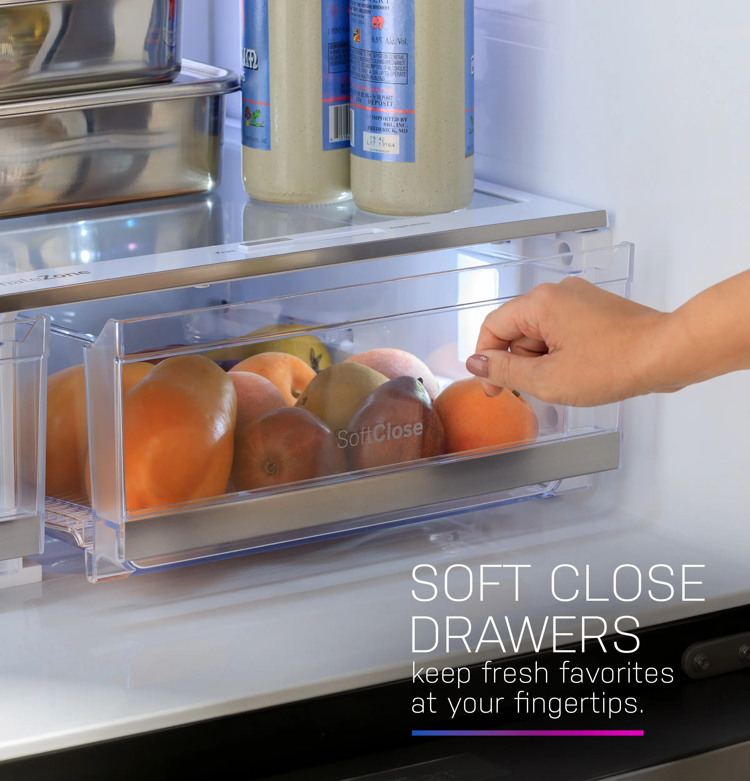 PGE29BYTFS GE Profile 28.7 Cu Ft French Door Refrigerator - Stainless Steel-8