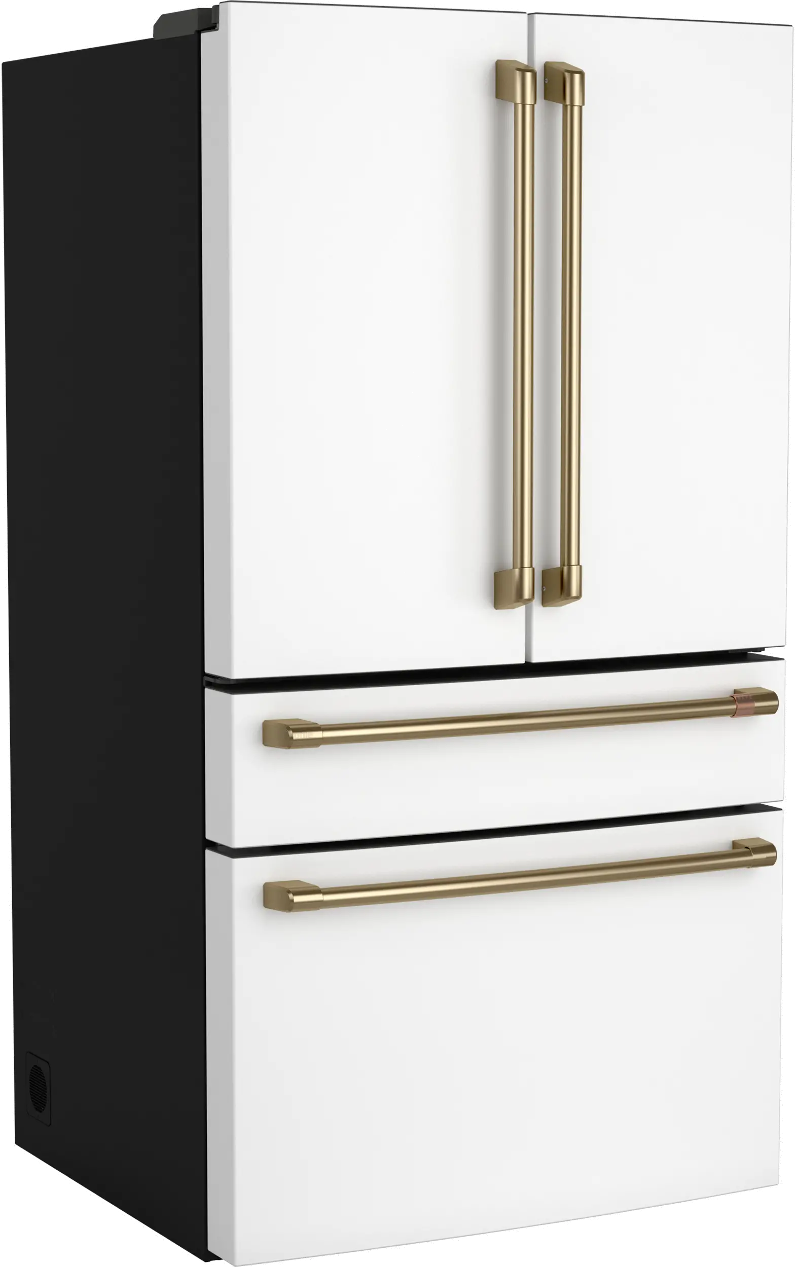 CGE29DP4TW2 GE Cafe 28.7 Cu Ft 4-Door French Door Refrigerator - Matte White-10