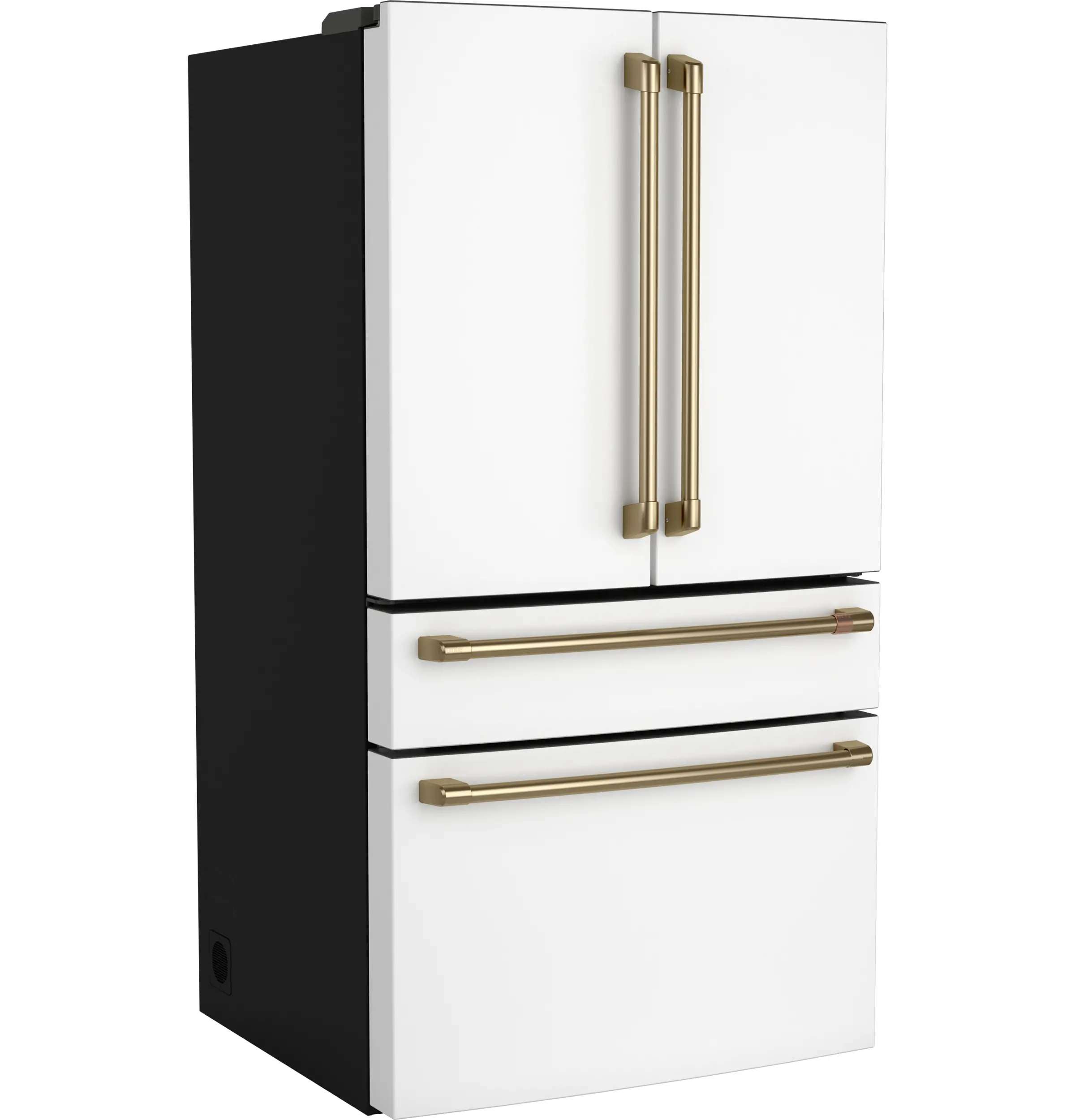 CGE29DP4TW2 GE Cafe 28.7 Cu Ft 4-Door French Door Refrigerator - Matte White-11