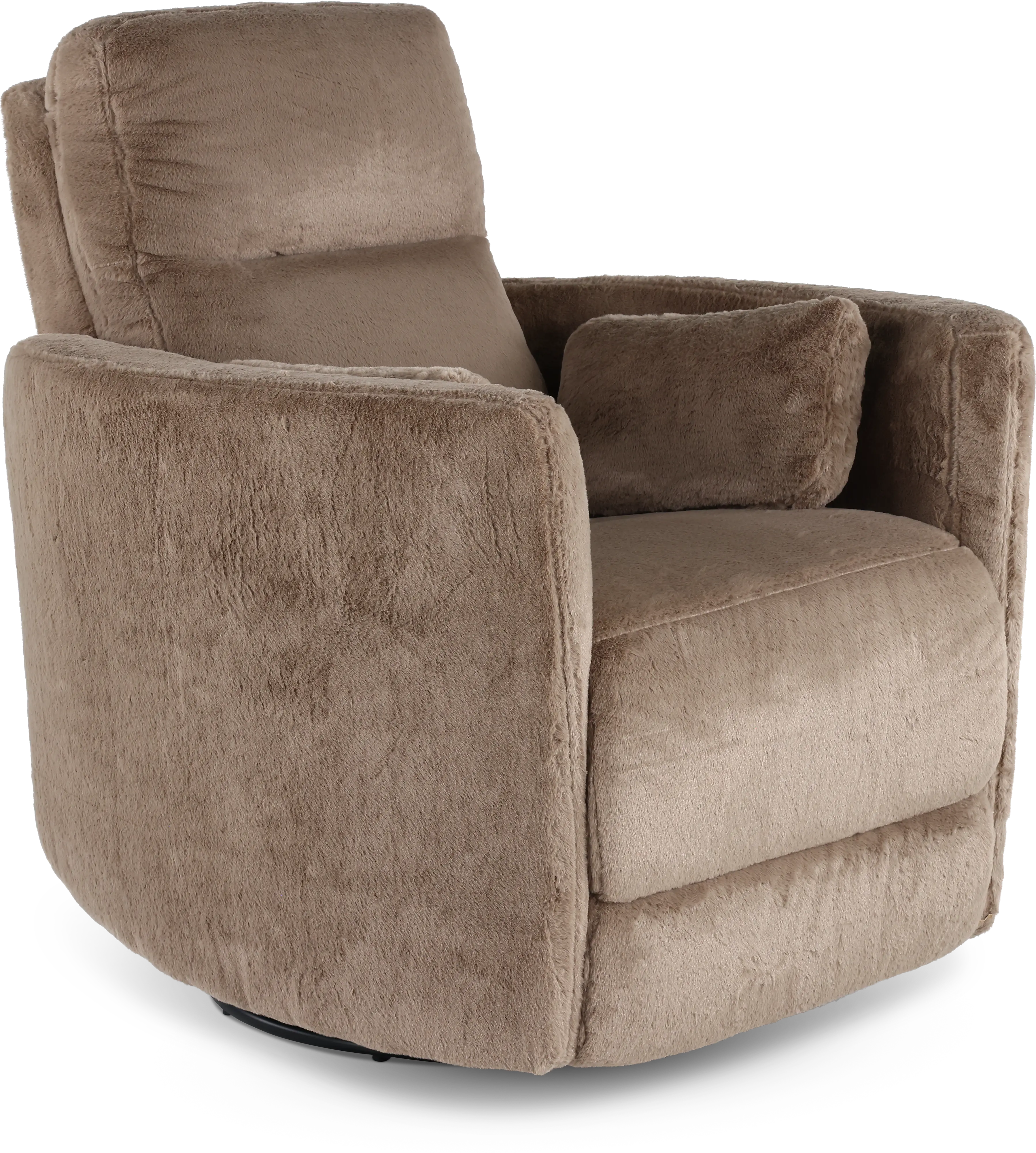 Amelia Brown Swivel Recliner-1