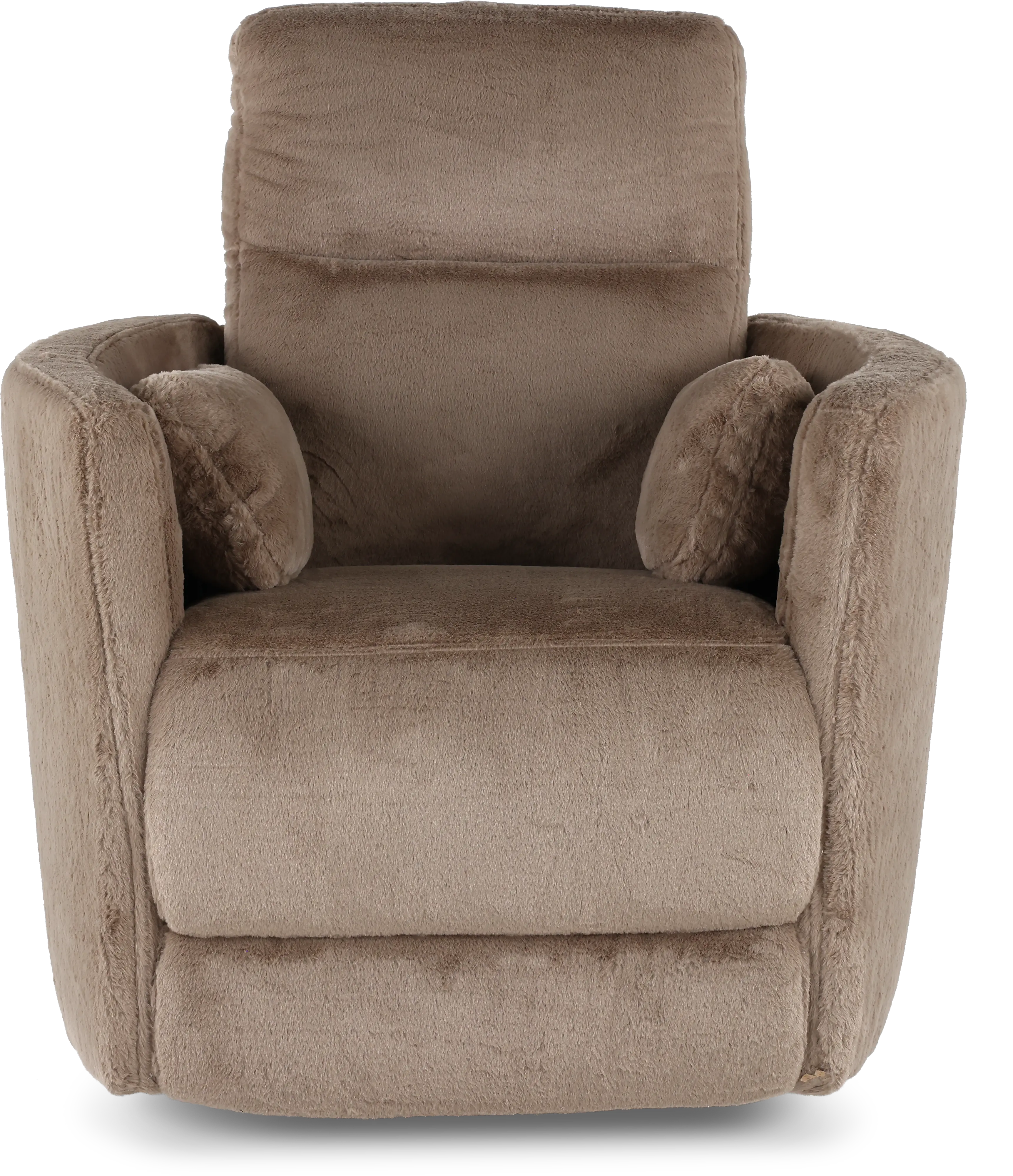 Amelia Brown Swivel Recliner-4