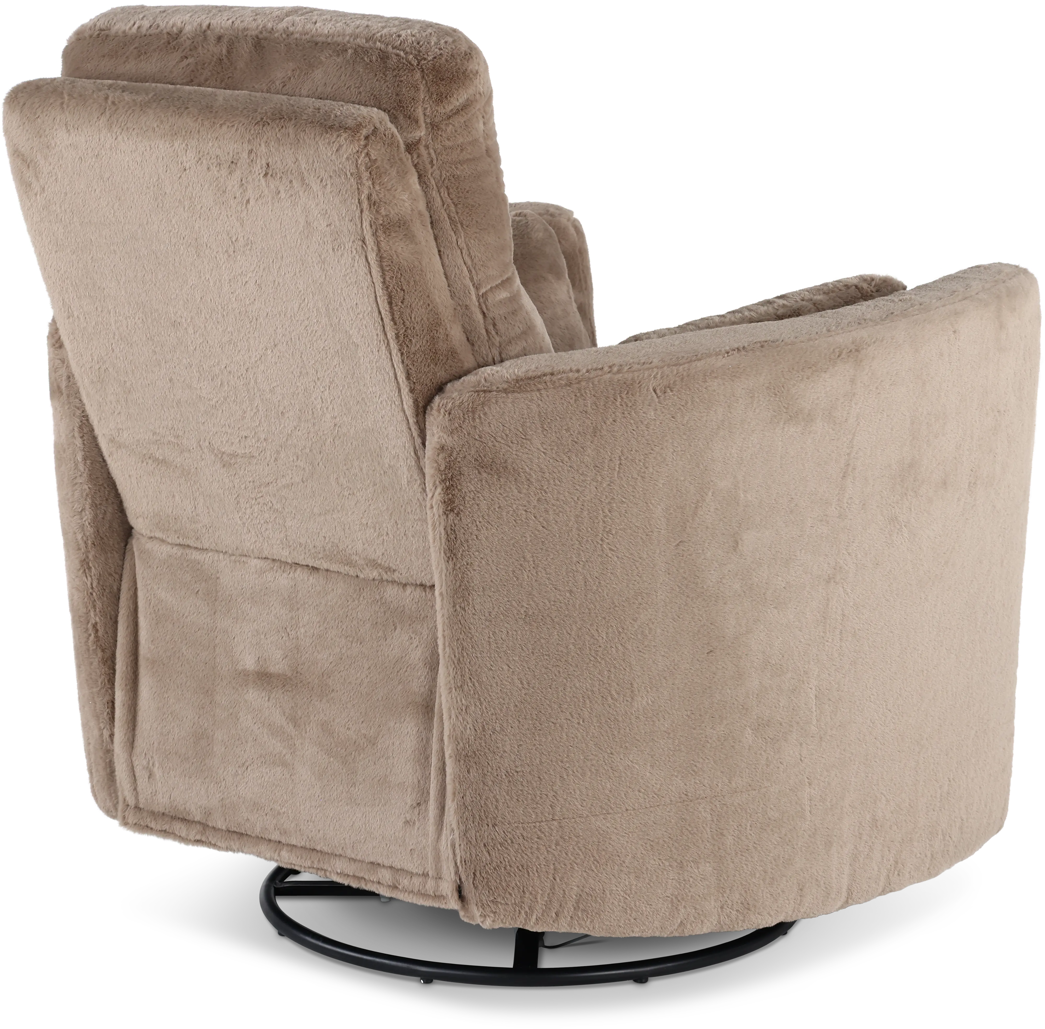 Amelia Brown Swivel Recliner-8