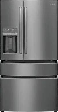 GRMC2273CD Frigidaire Gallery 21.5 Cu Ft French Door Refrigerator - Counter Depth Black Stainless Steel