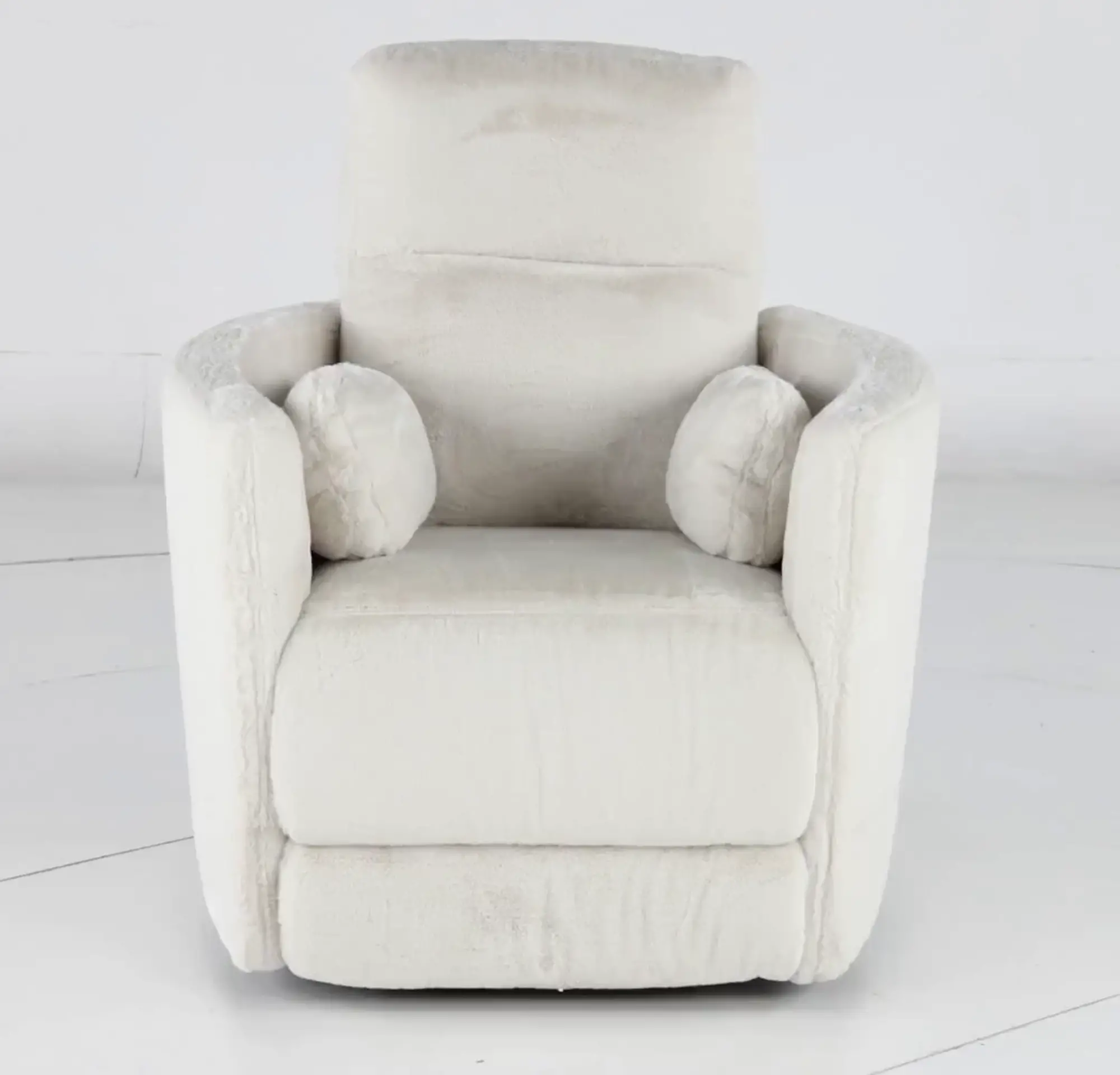 Amelia White Swivel Recliner | RC Willey