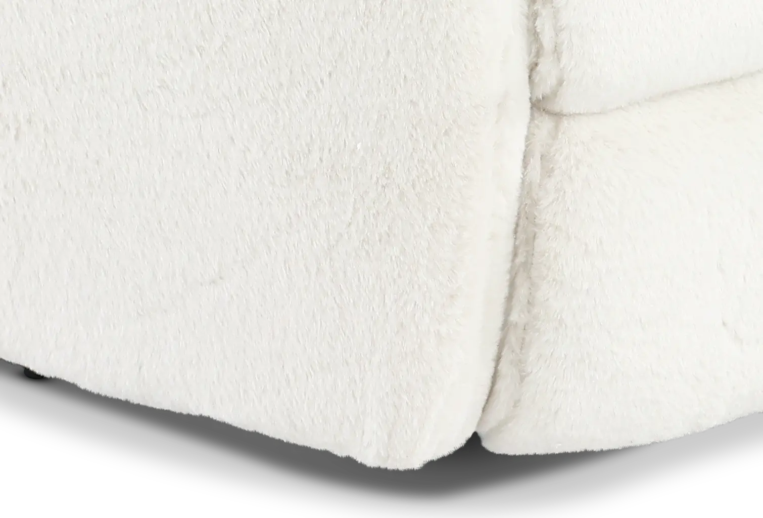 Amelia White Swivel Recliner-9